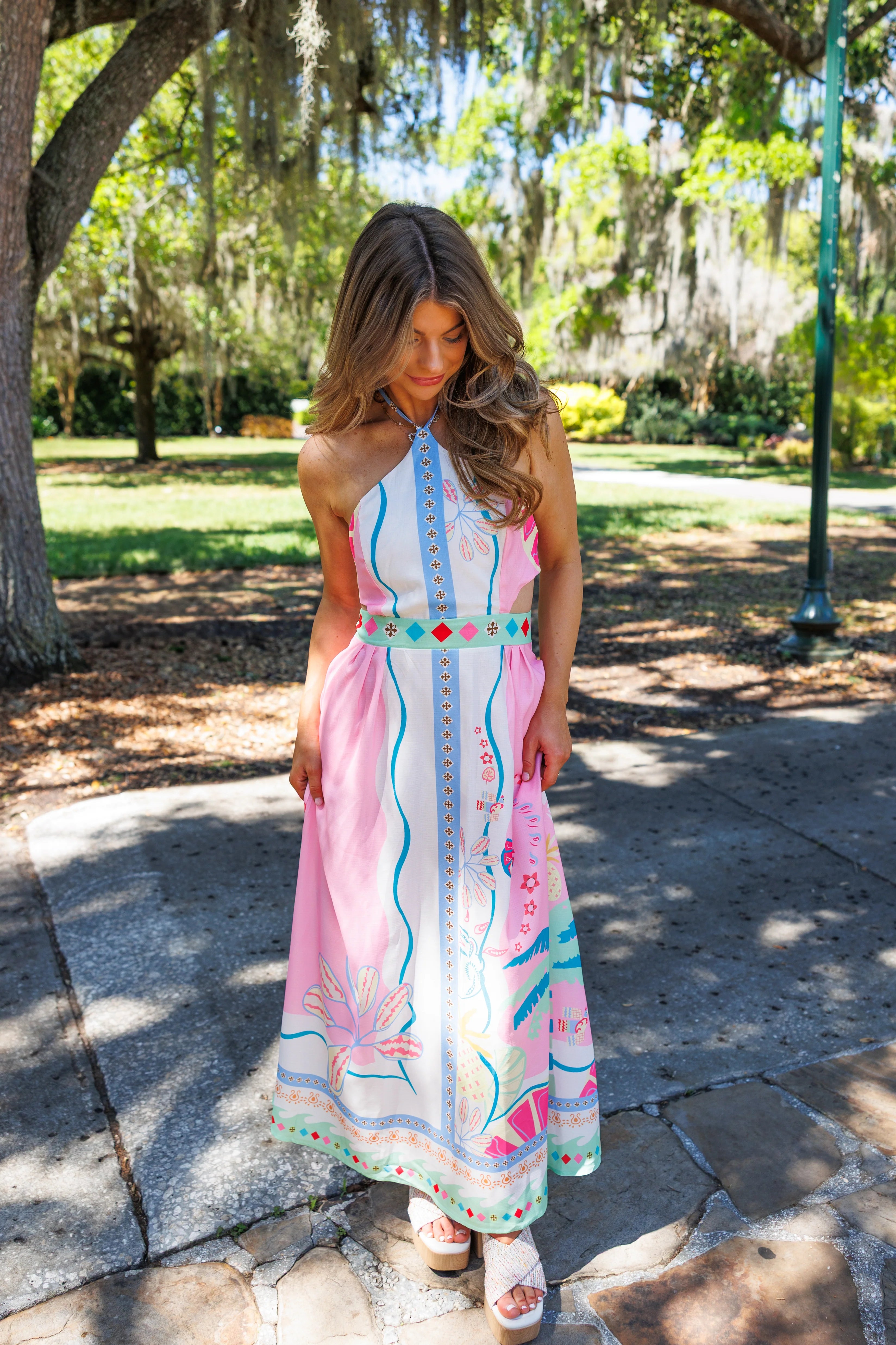 Saint Tropez Printed Maxi Dress