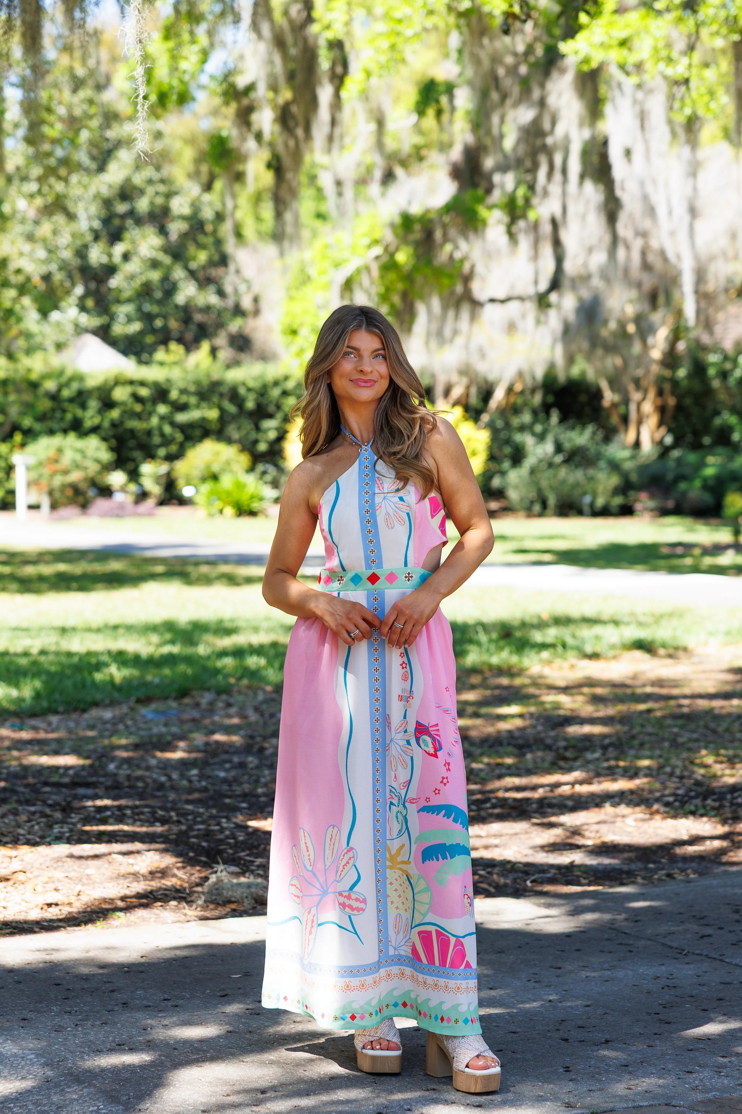 Saint Tropez Printed Maxi Dress