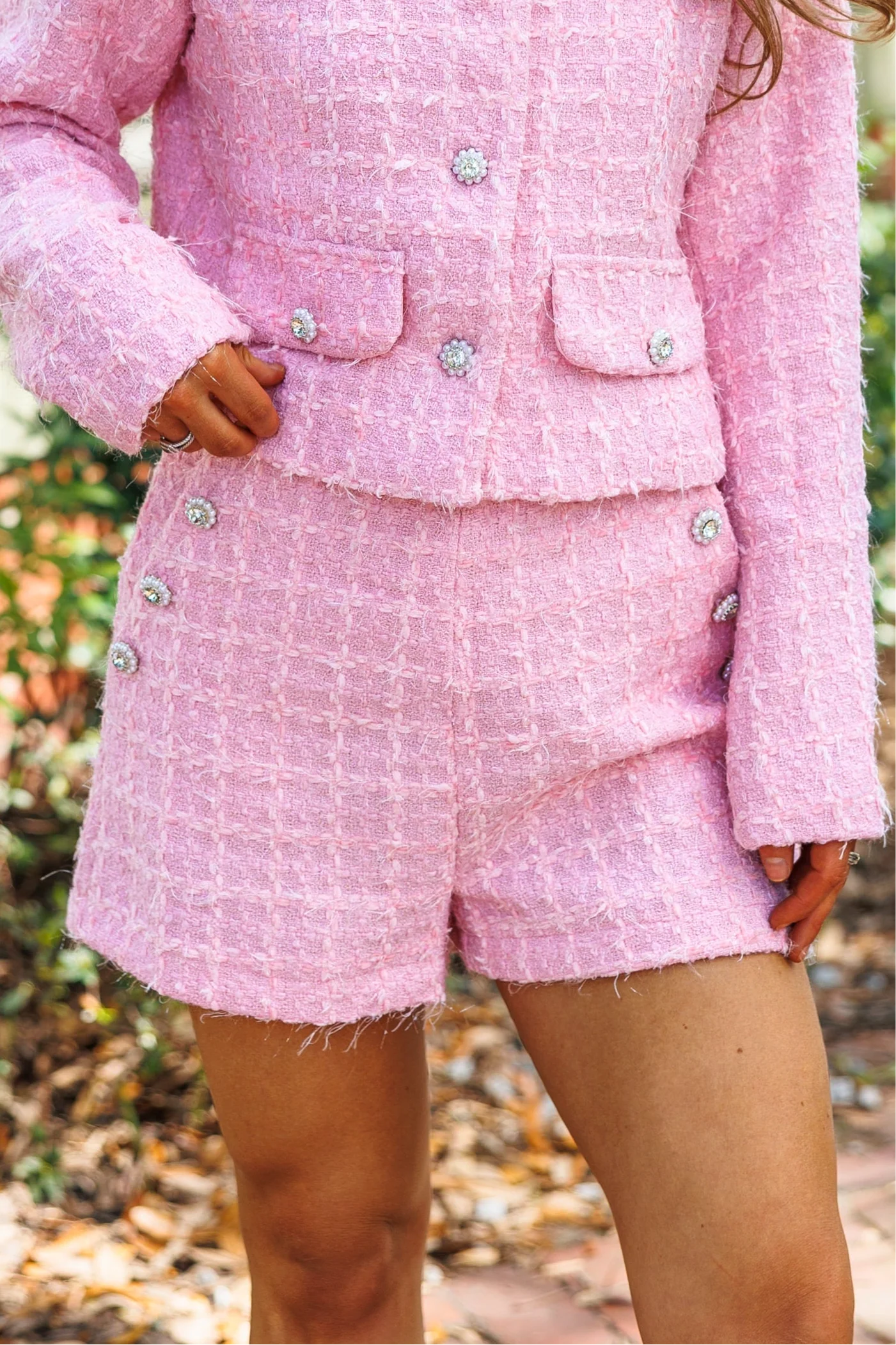 The Caddie Tweed Short