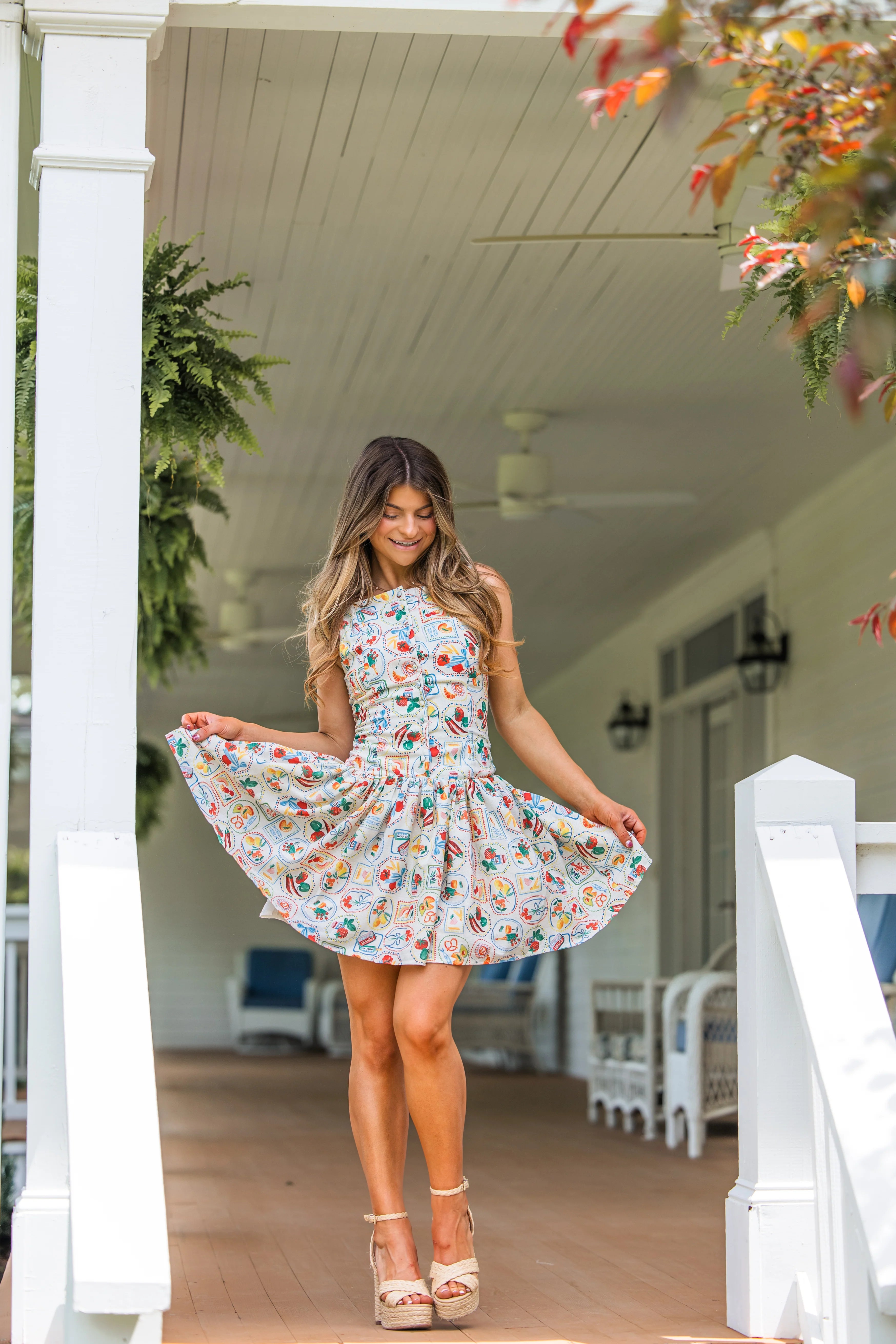 Sicily Stroll Mini Dress