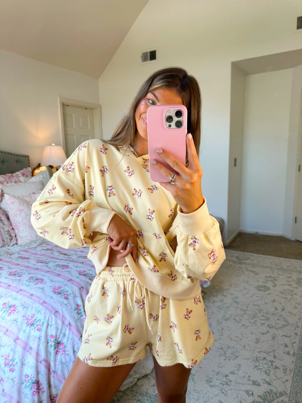 Tabby Teddy Bear Print Set