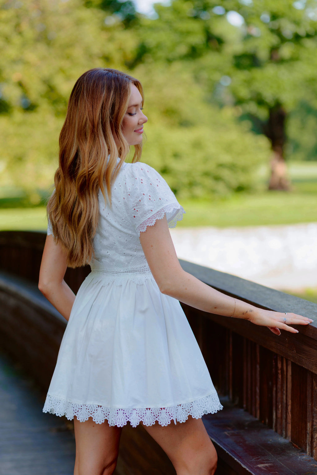 Dulcie Mini Dress - White