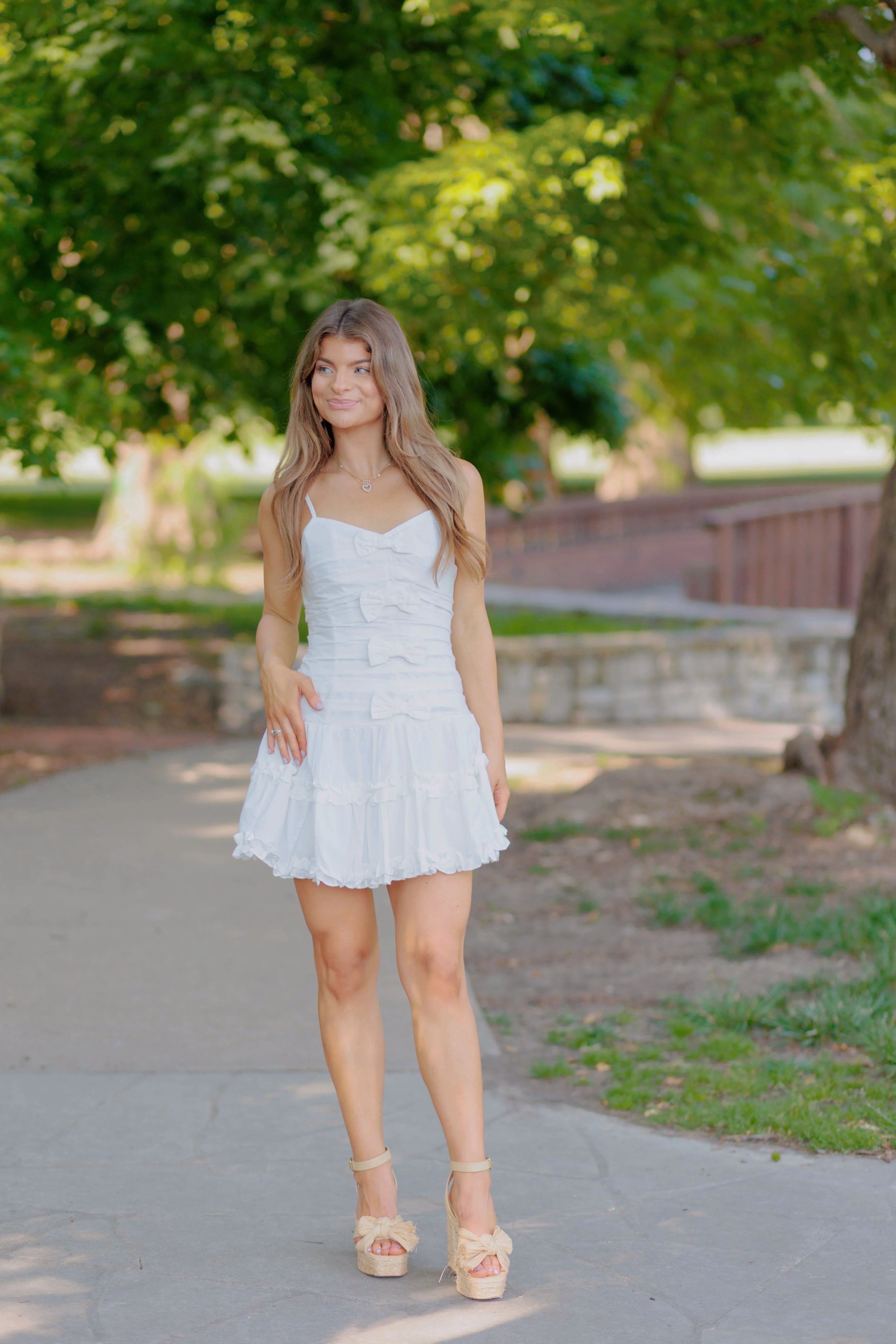 Romilly Mini Dress - White