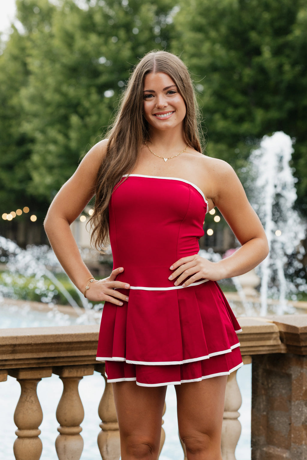 Carmen Romper - Crimson