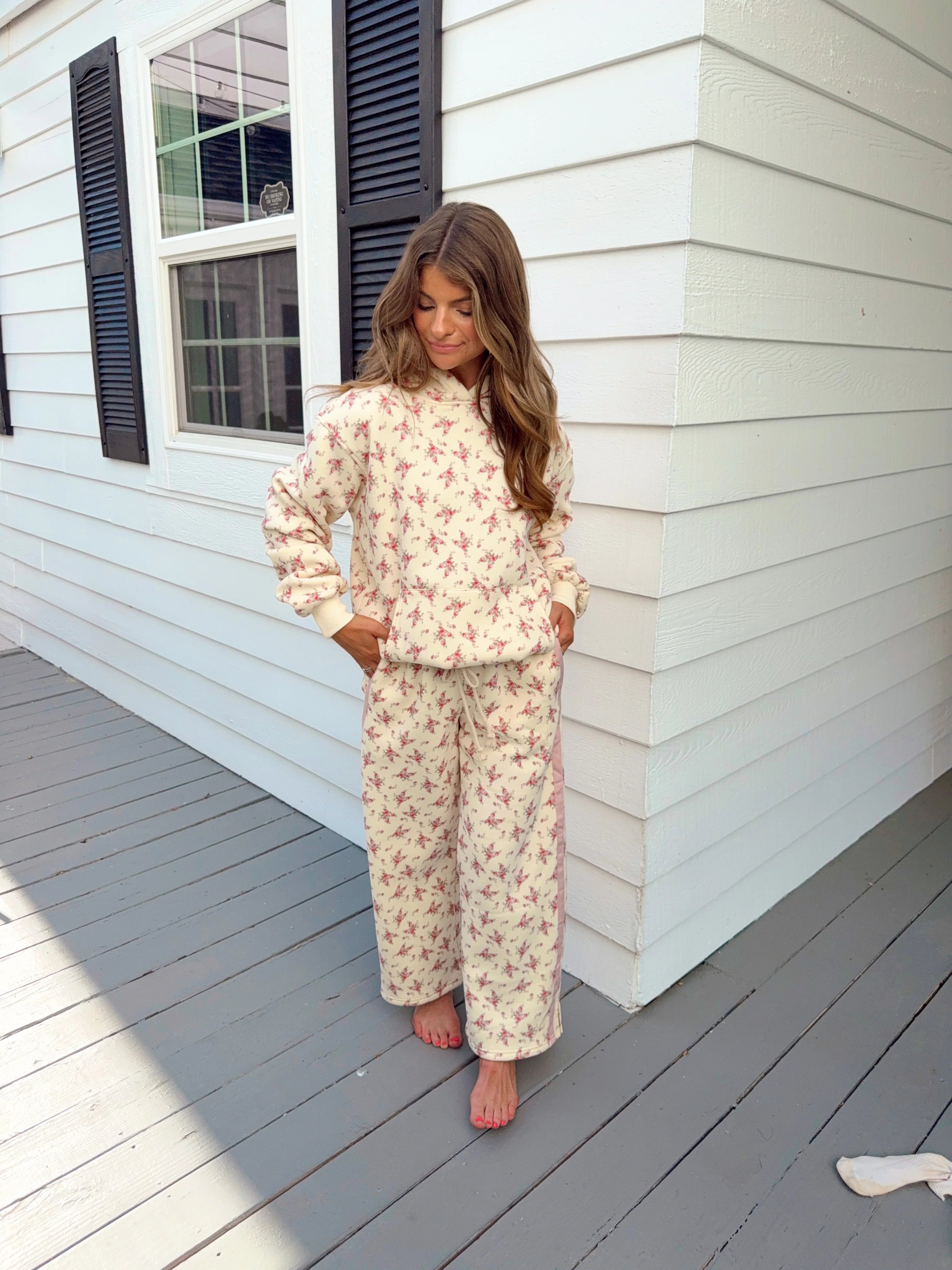 Ainsley Vintage Floral Hoodie