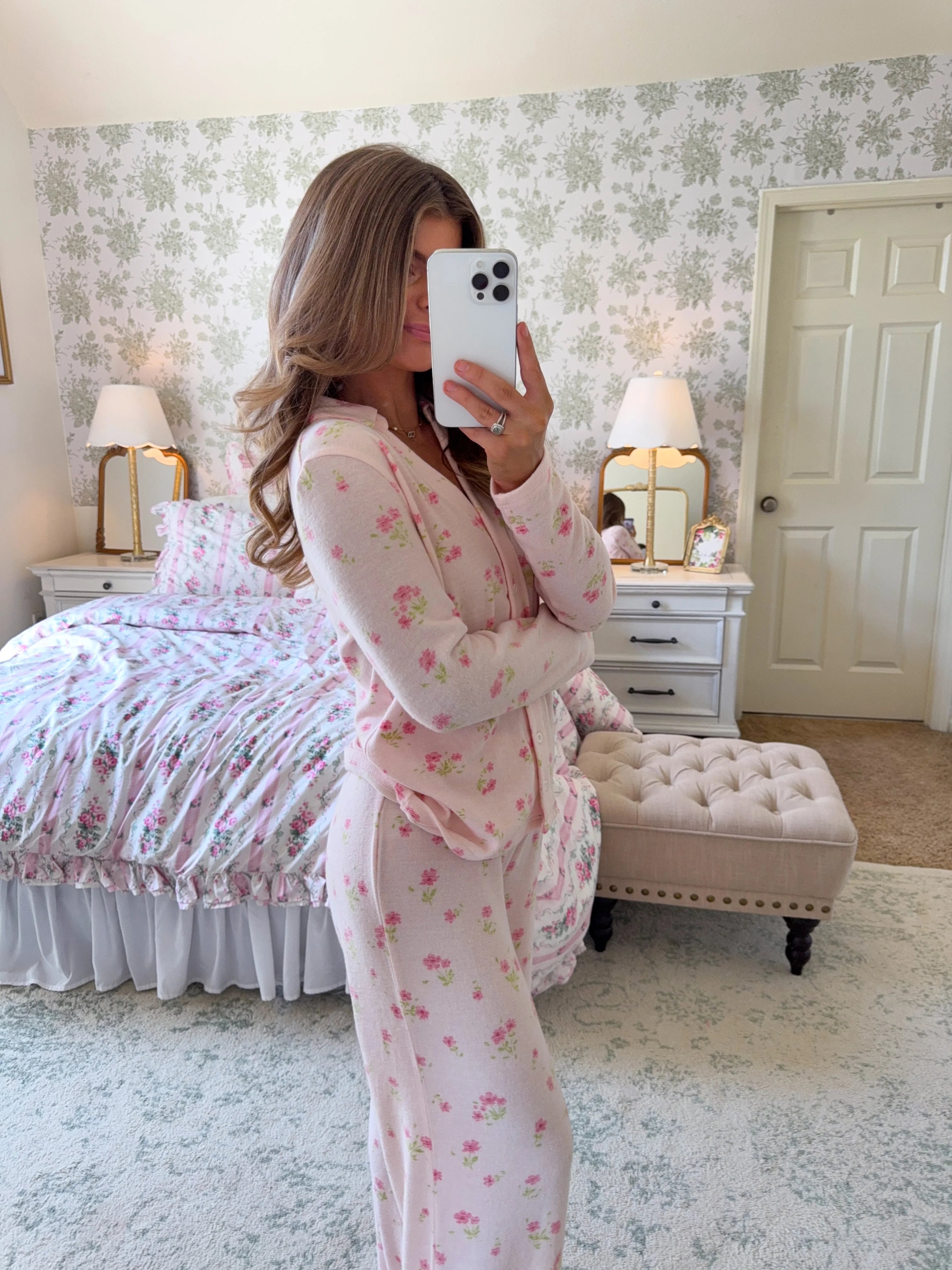 Daisy Pajama Set - Pink