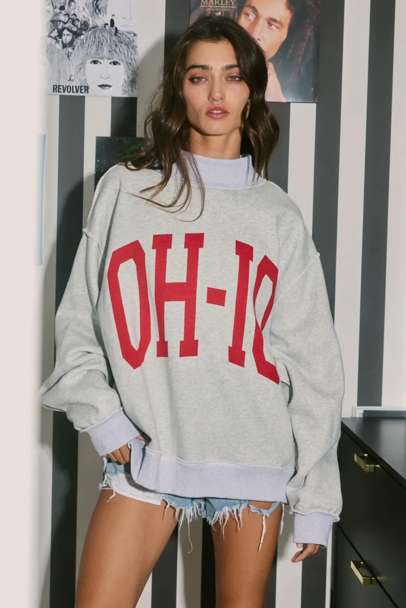 Ohio REVERSIBLE Mockneck - PREORDER (SHIPS SEPT 5TH)