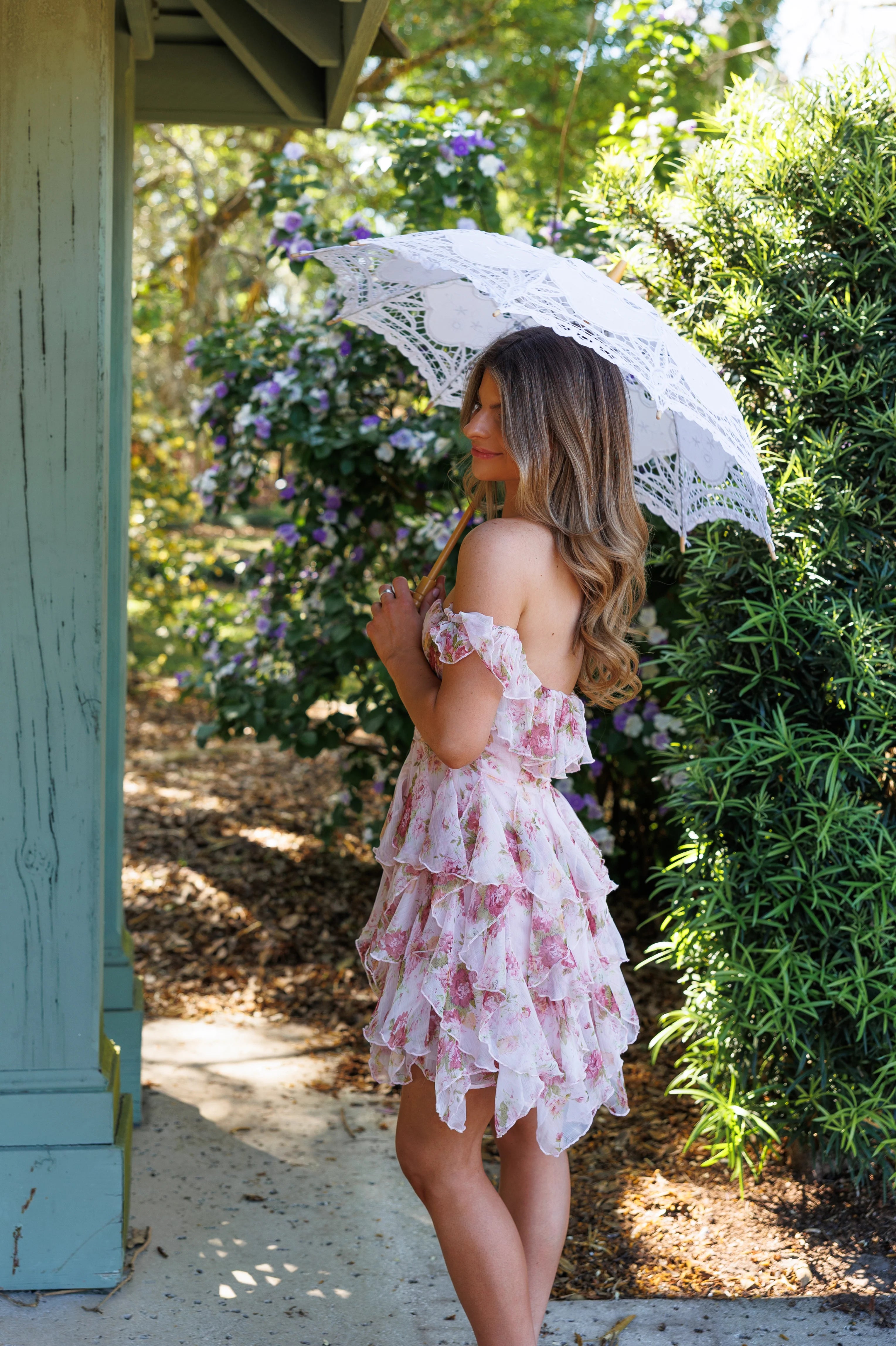 Hillside Floral Mini Dress