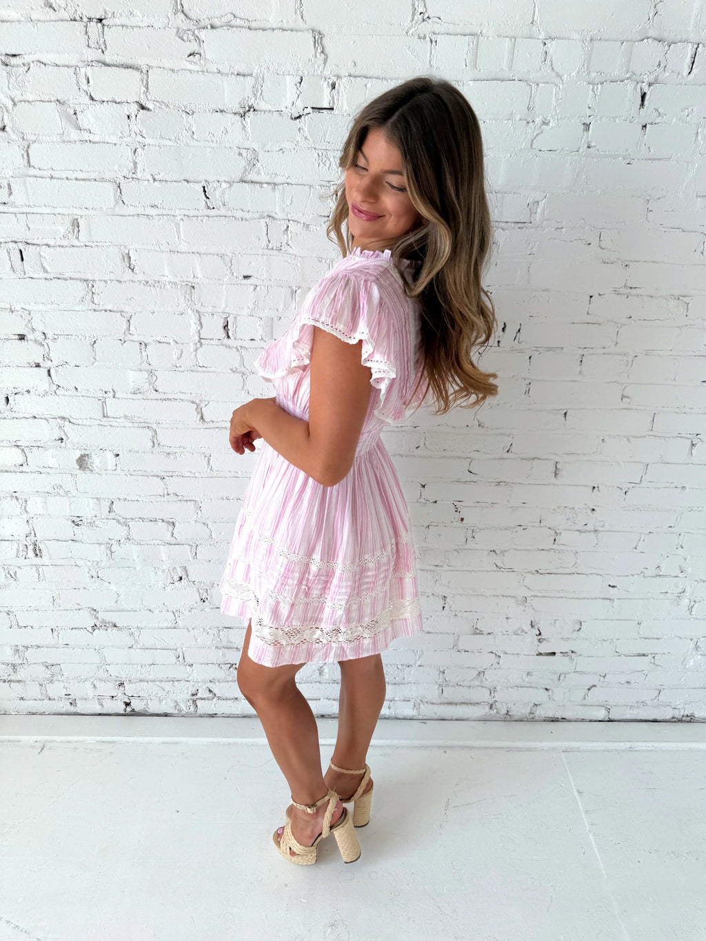 Harriet Mini Dress - Candy Stripe