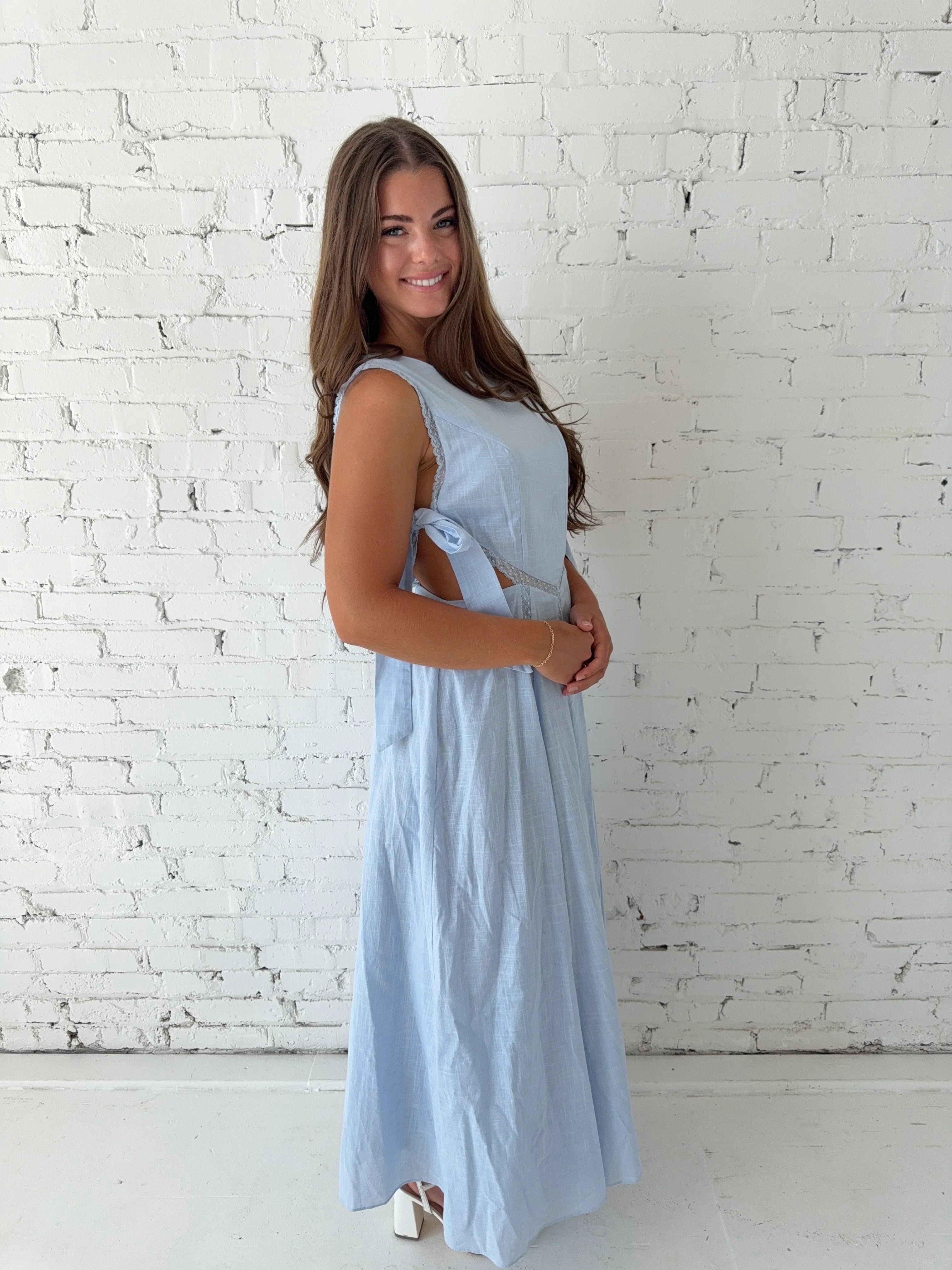 Shiloh Maxi Dress - Blue
