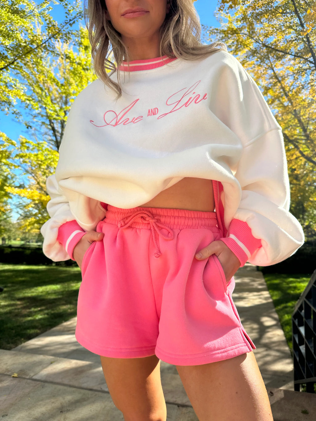 End Game Sweatshorts - Hibiscus Pink