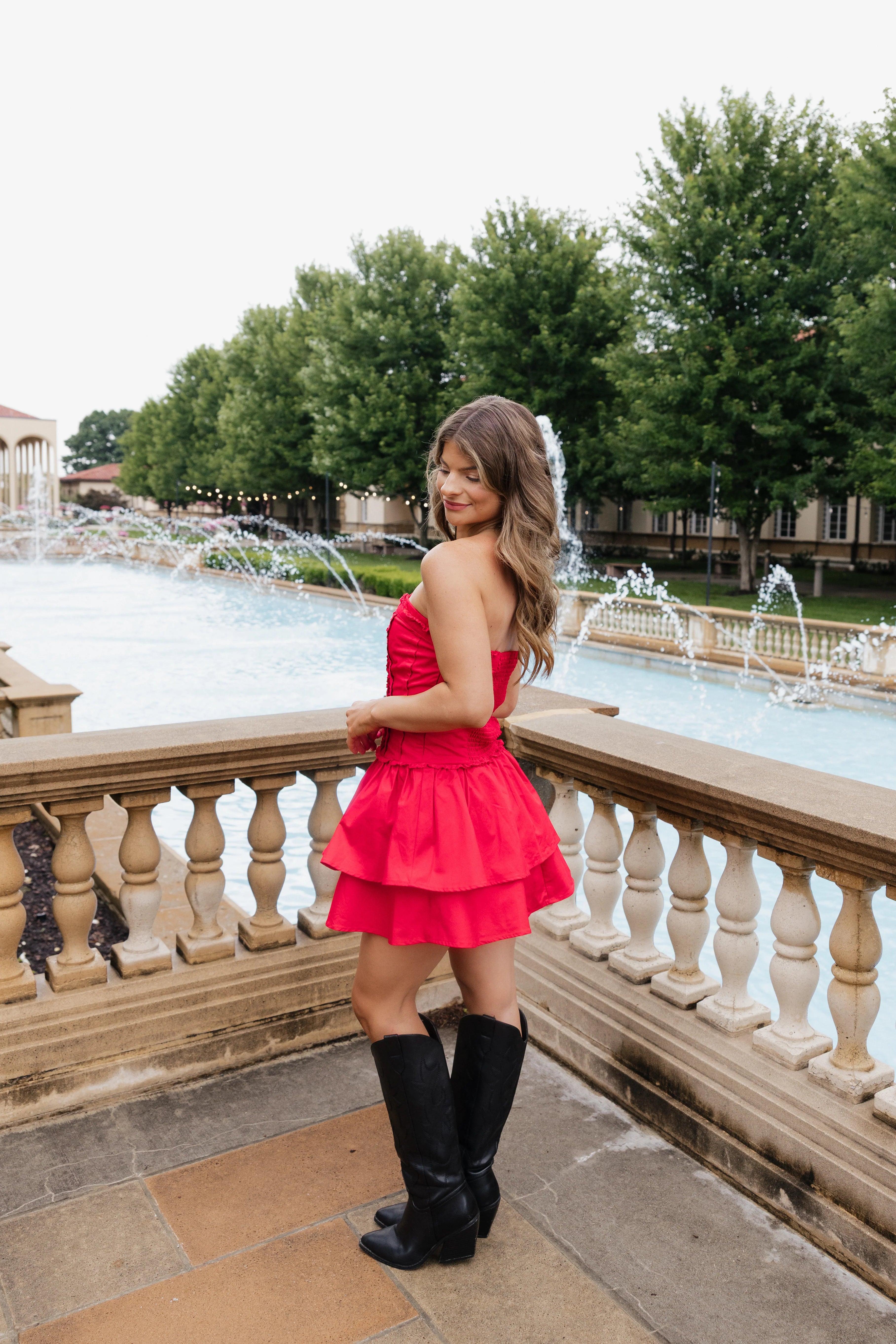 Megan Mini Dress - Red