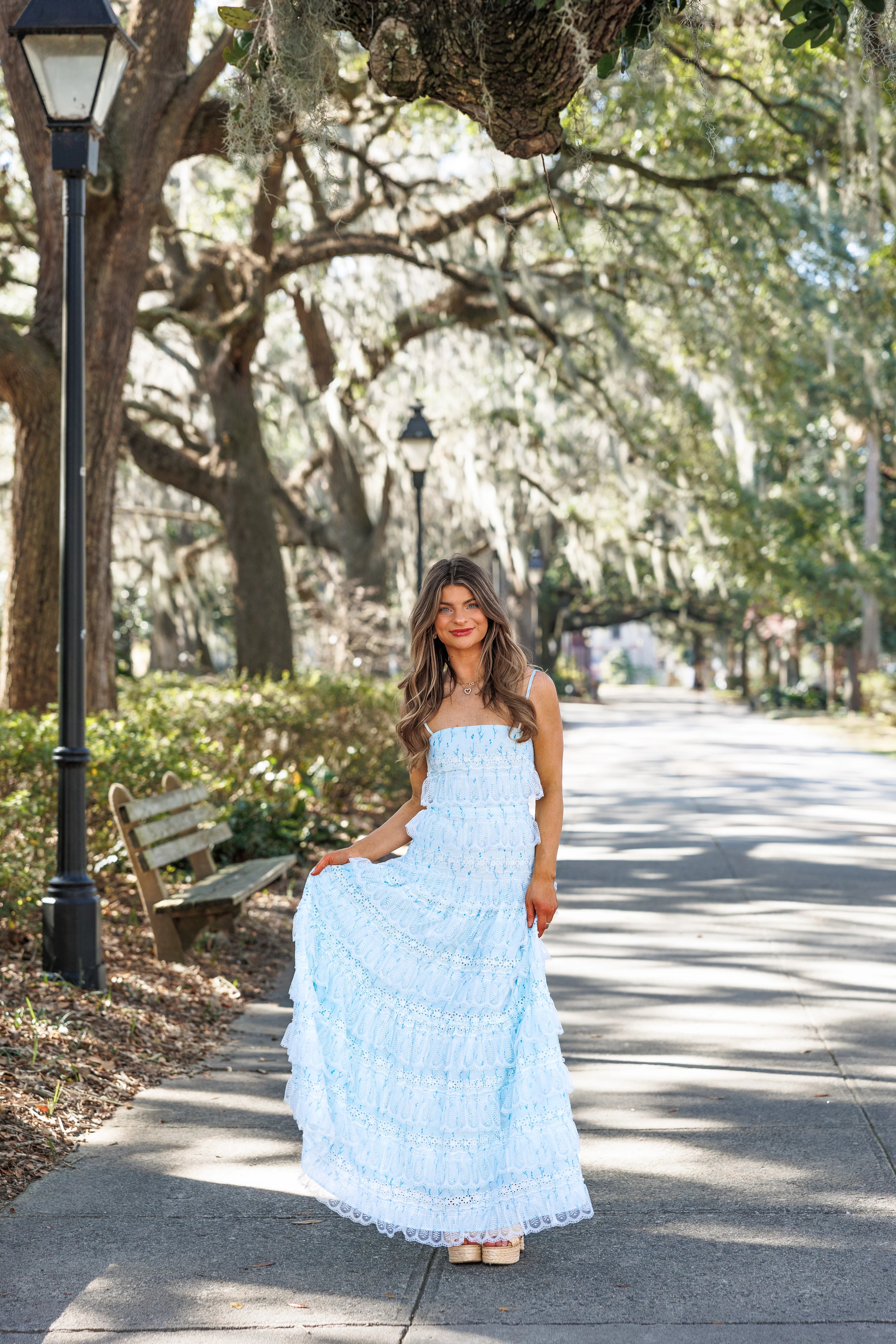 Blue Laney Lovette Maxi Dress