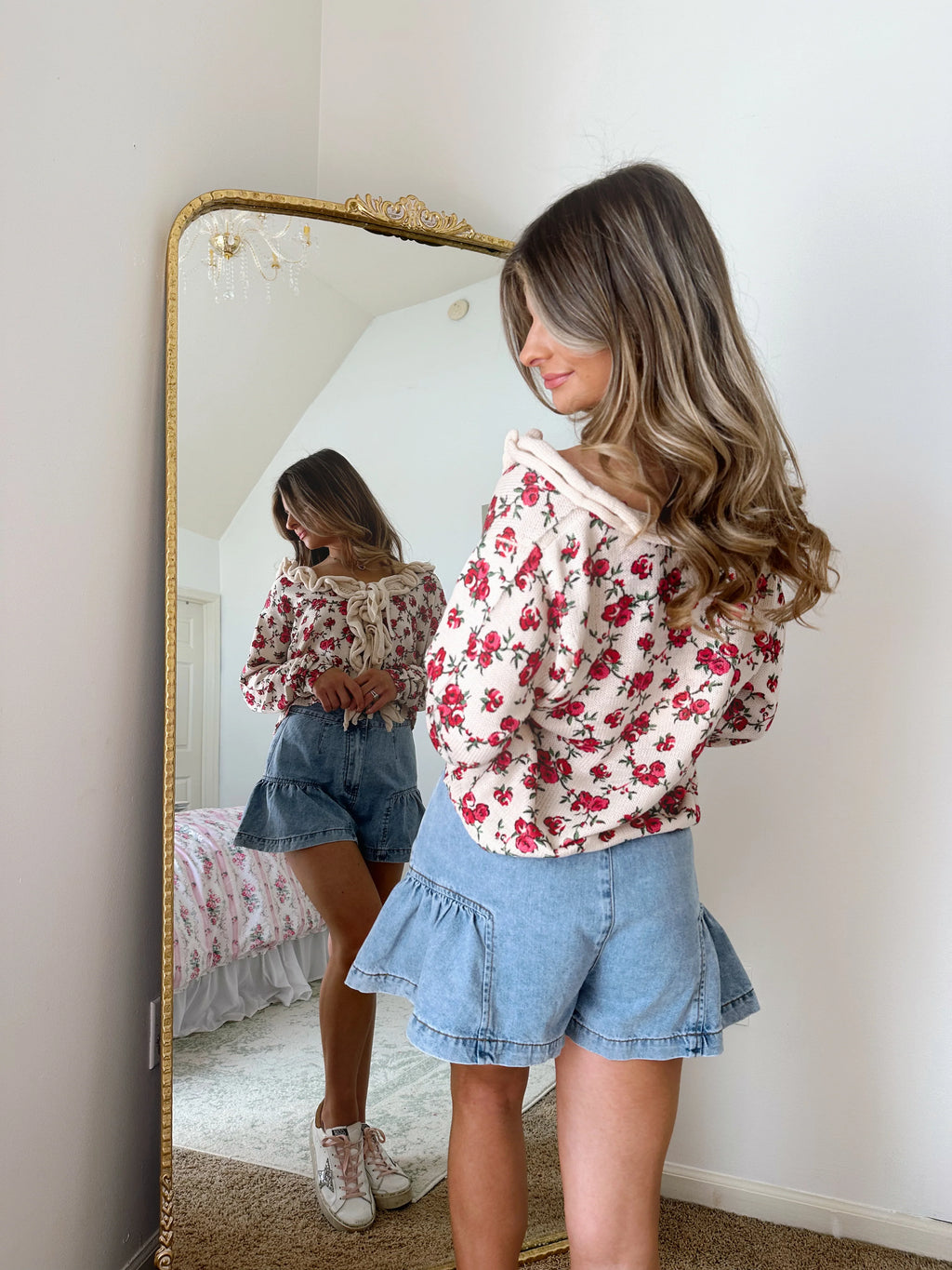 So In Love Tie Front Knot Top