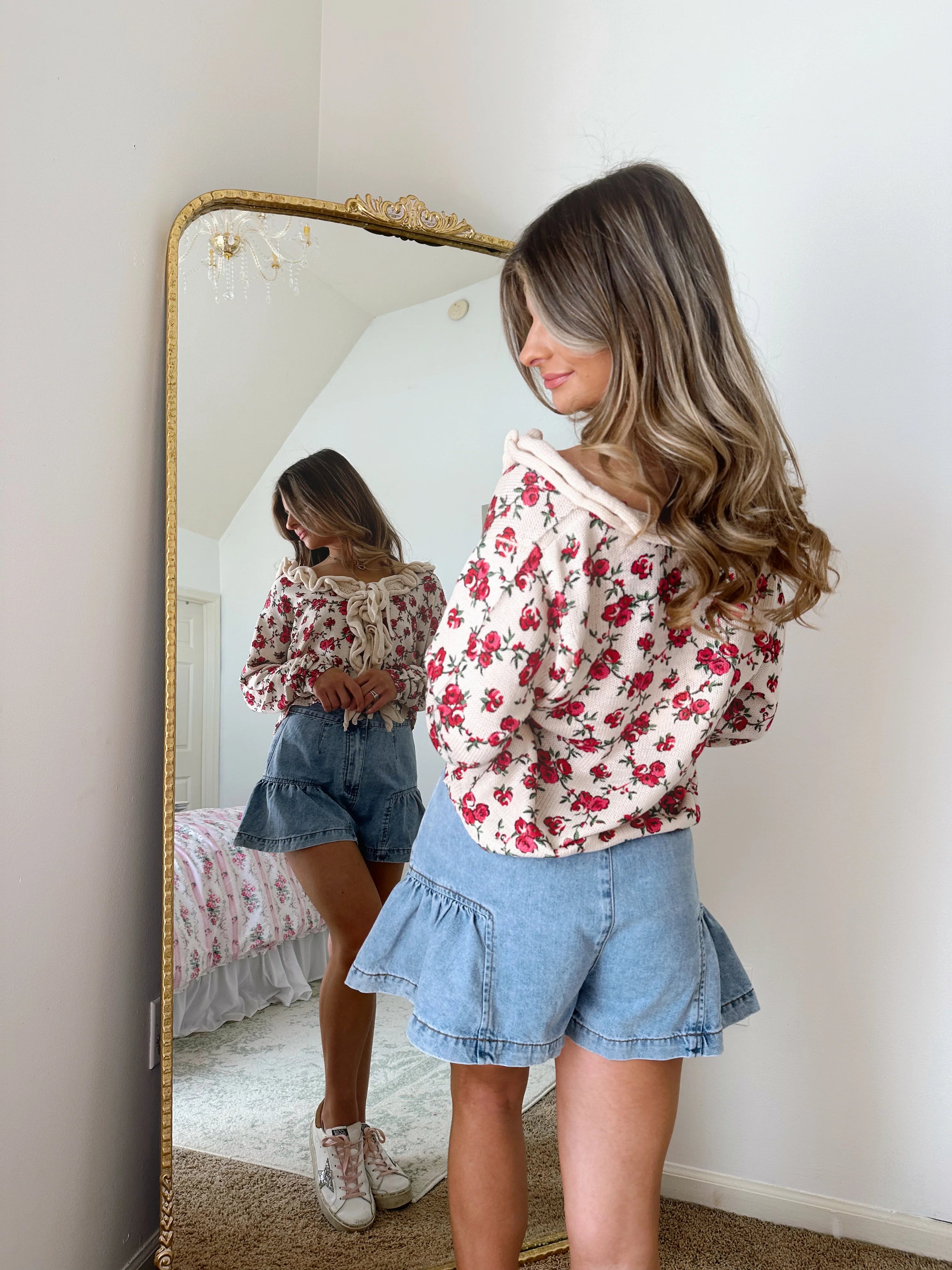 So In Love Tie Front Knot Top