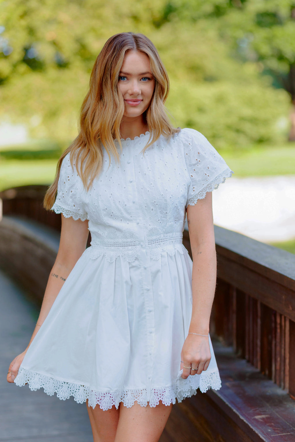 Dulcie Mini Dress - White