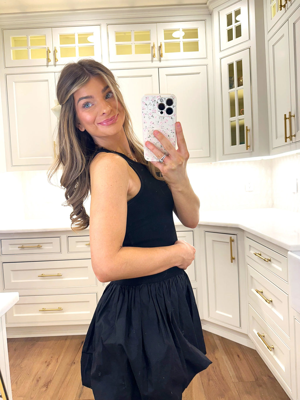 Bubble Mini Dress - Black