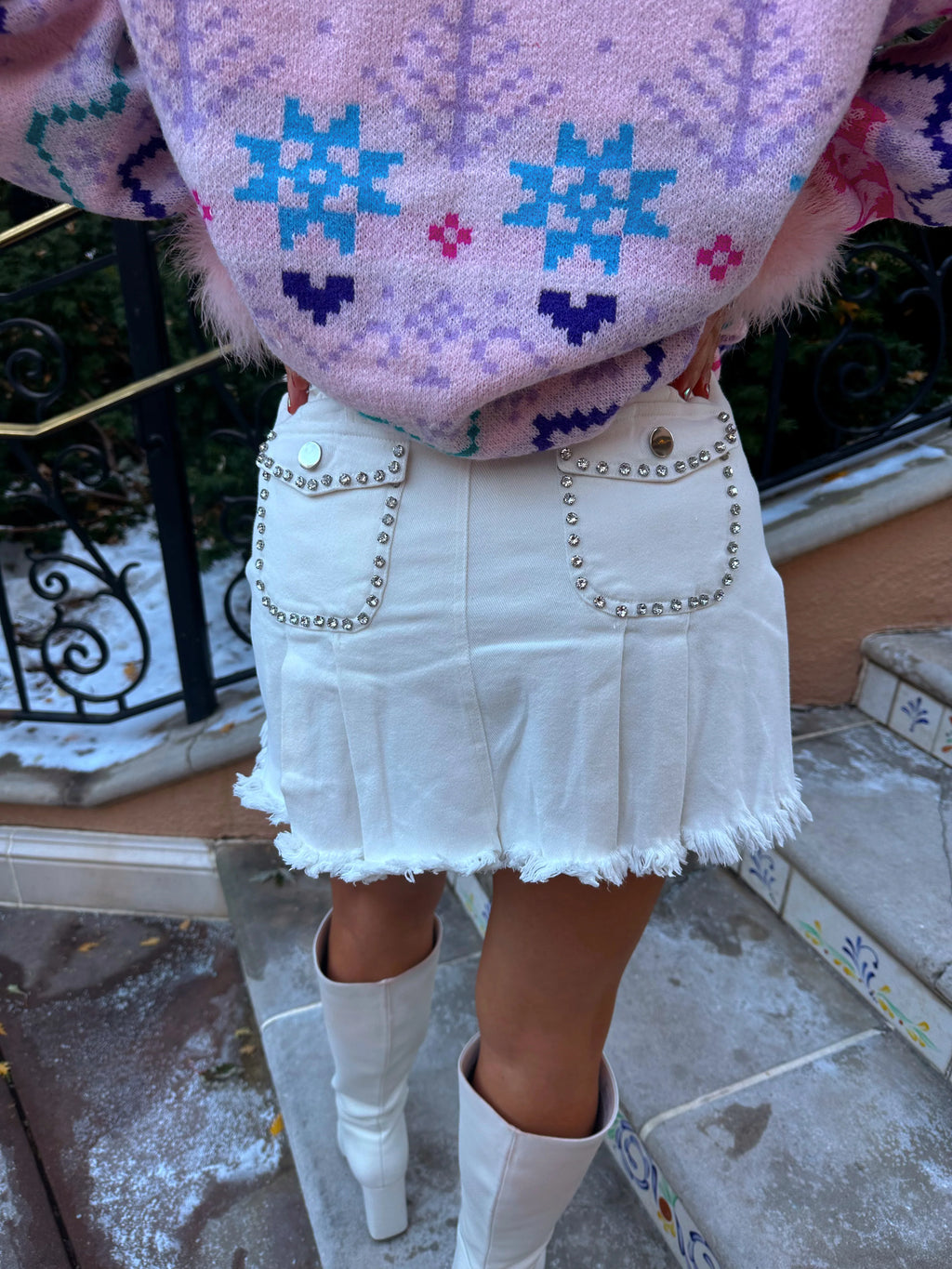 Dasher Pleated Mini Skort