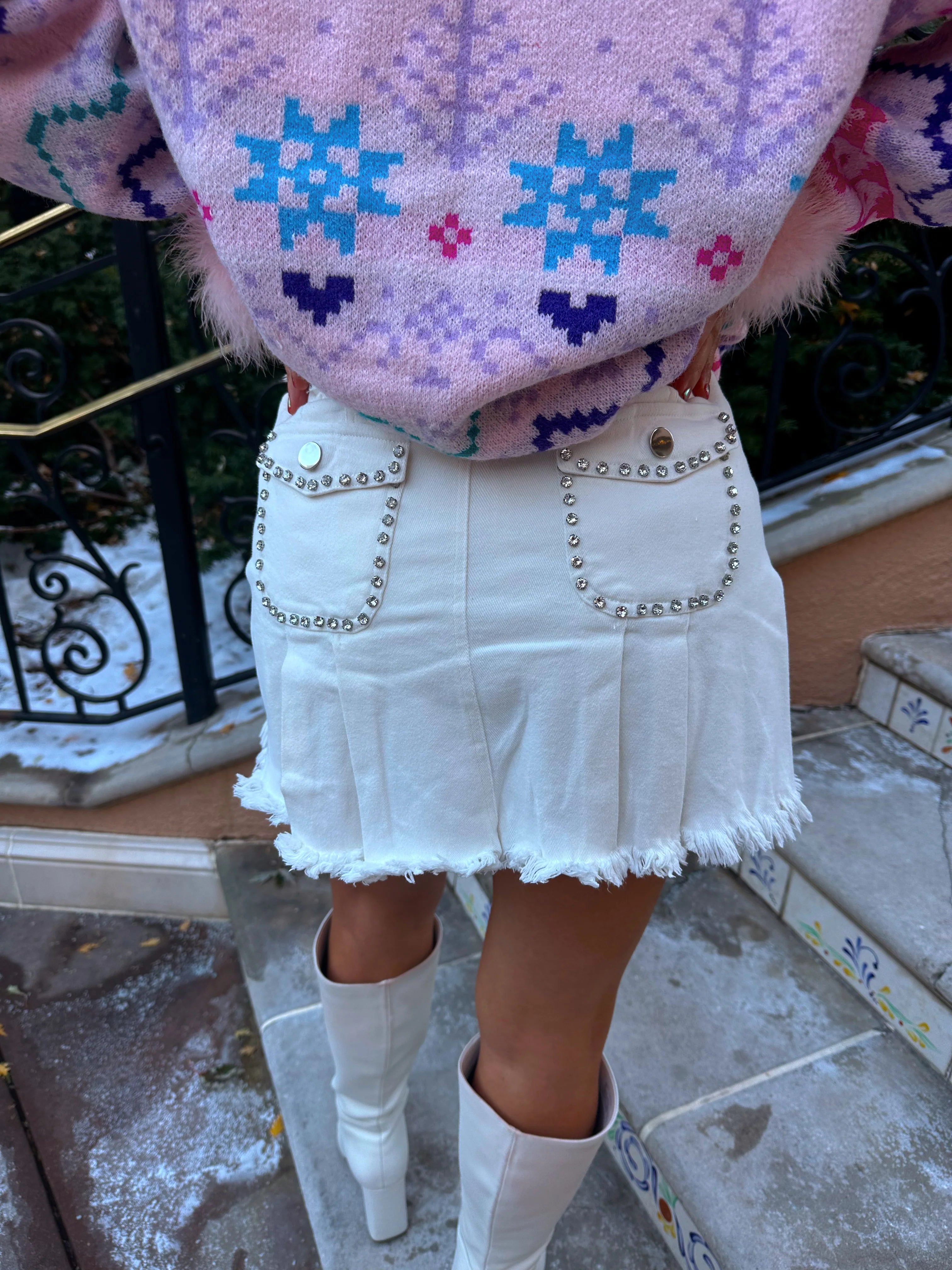 Dasher Pleated Mini Skort