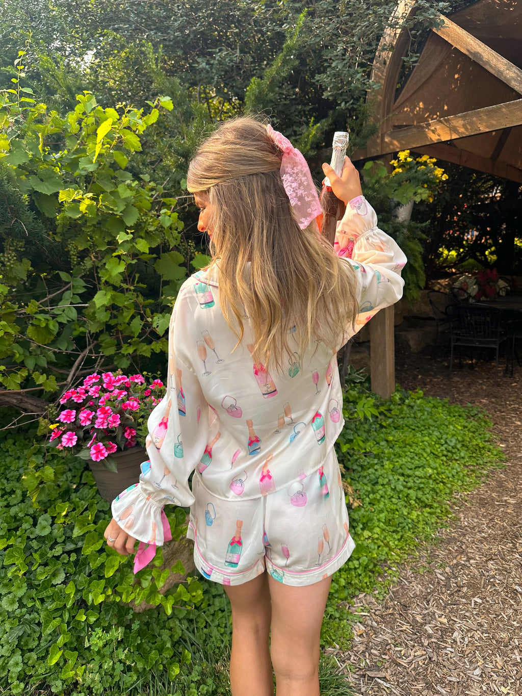 Will You Be My Bridesmaid Pajama Set - Ivory/Multi