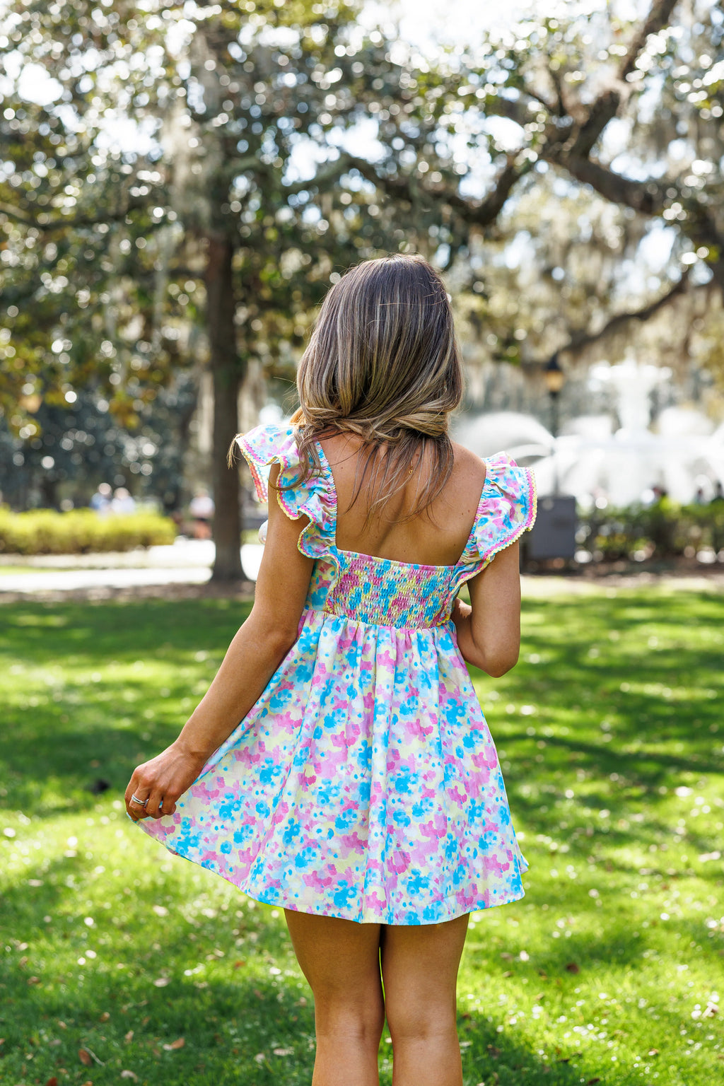 Blake Watercolor Mini Dress