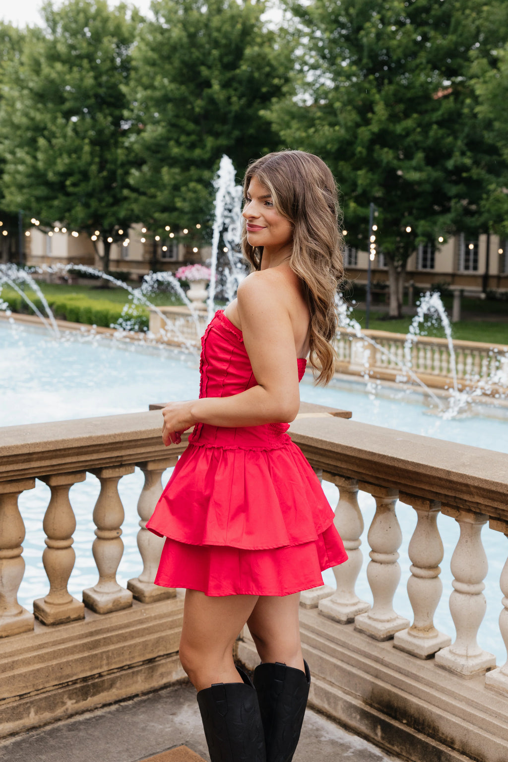 Megan Mini Dress - Red