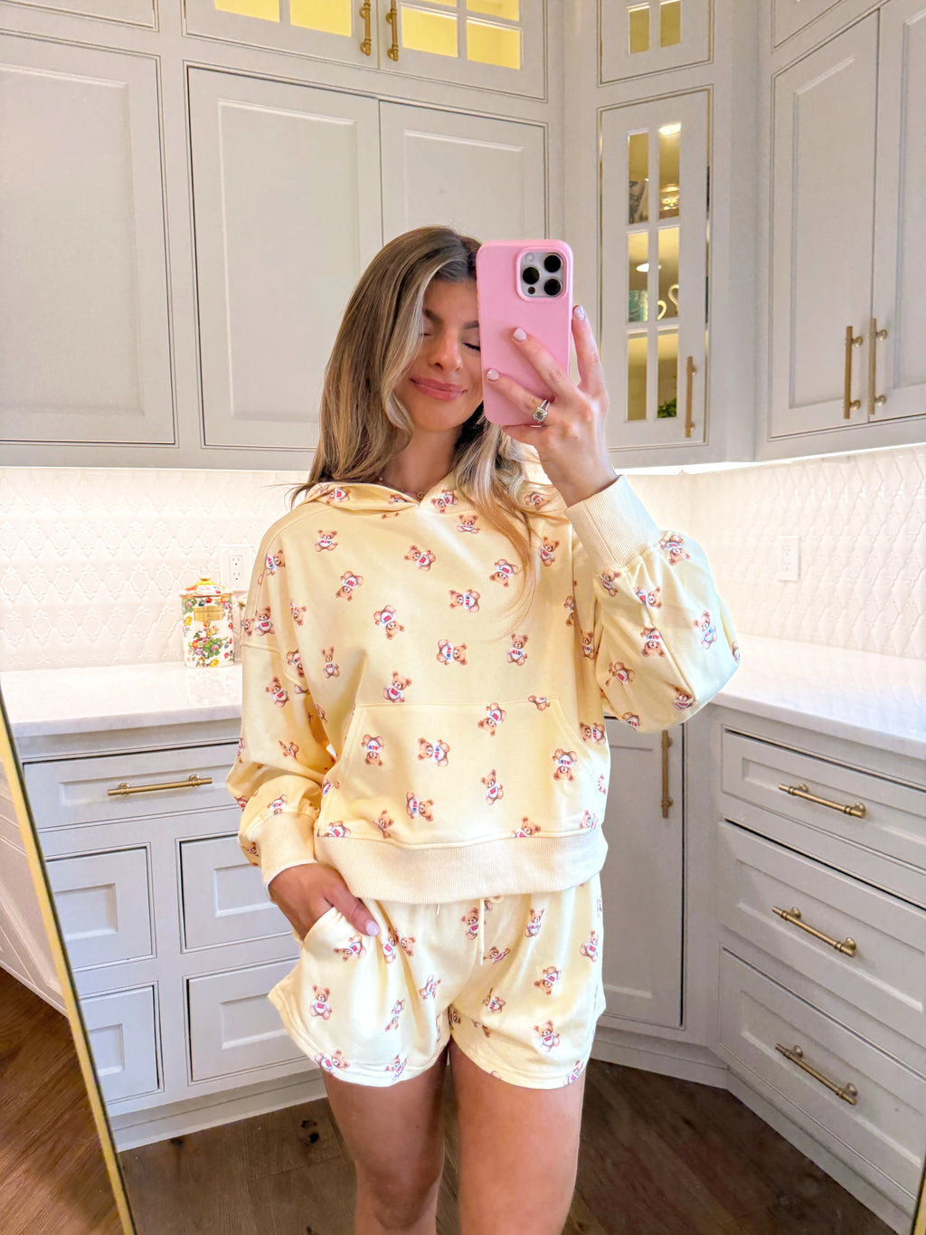 Tabby Teddy Bear Print Set