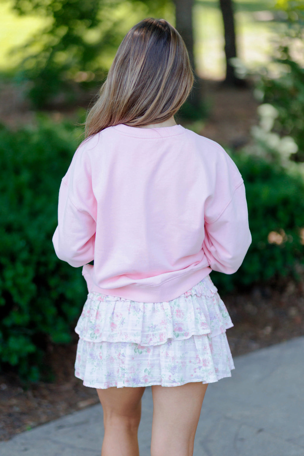 Louelle Flag Patchwork Pullover