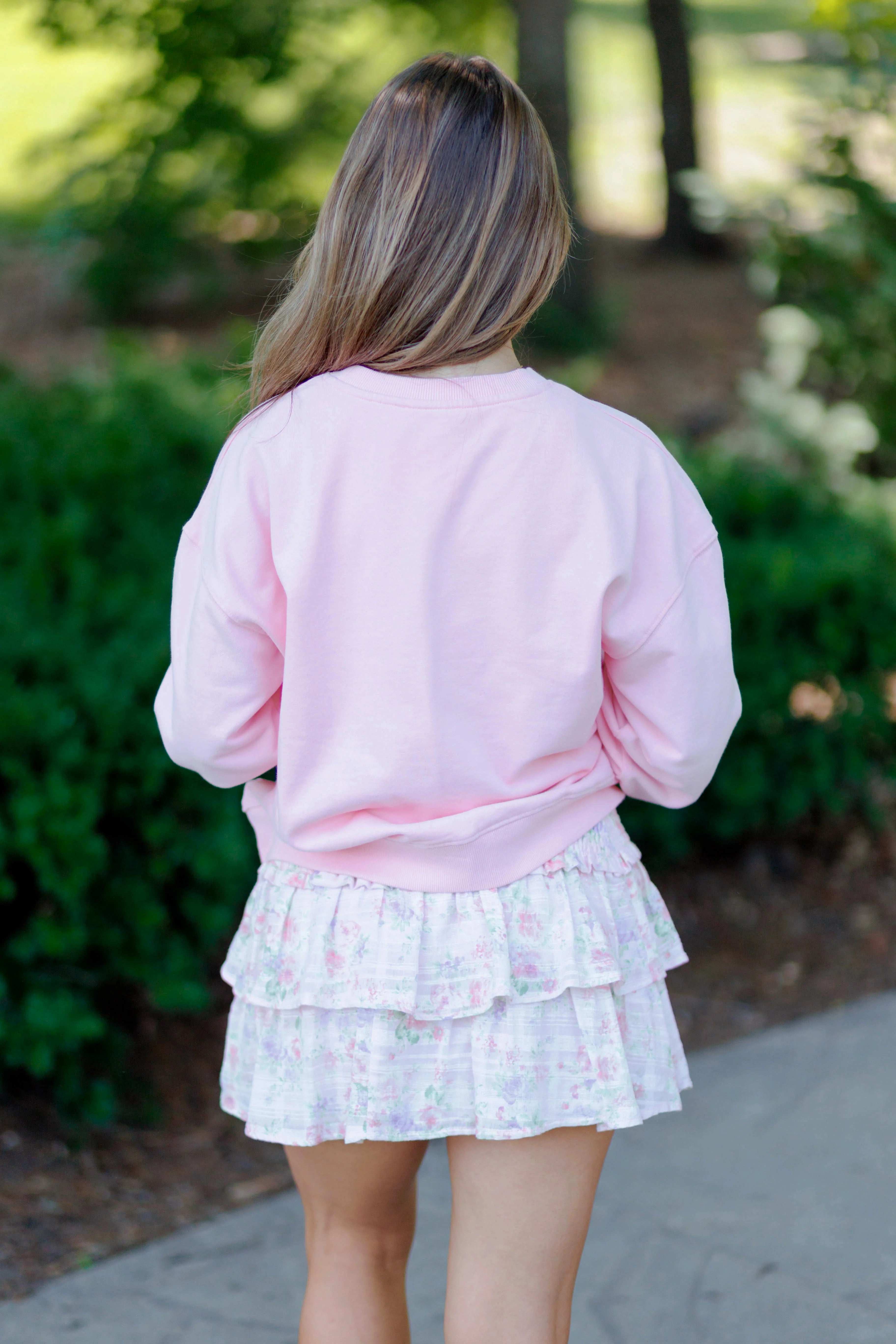 Louelle Flag Patchwork Pullover