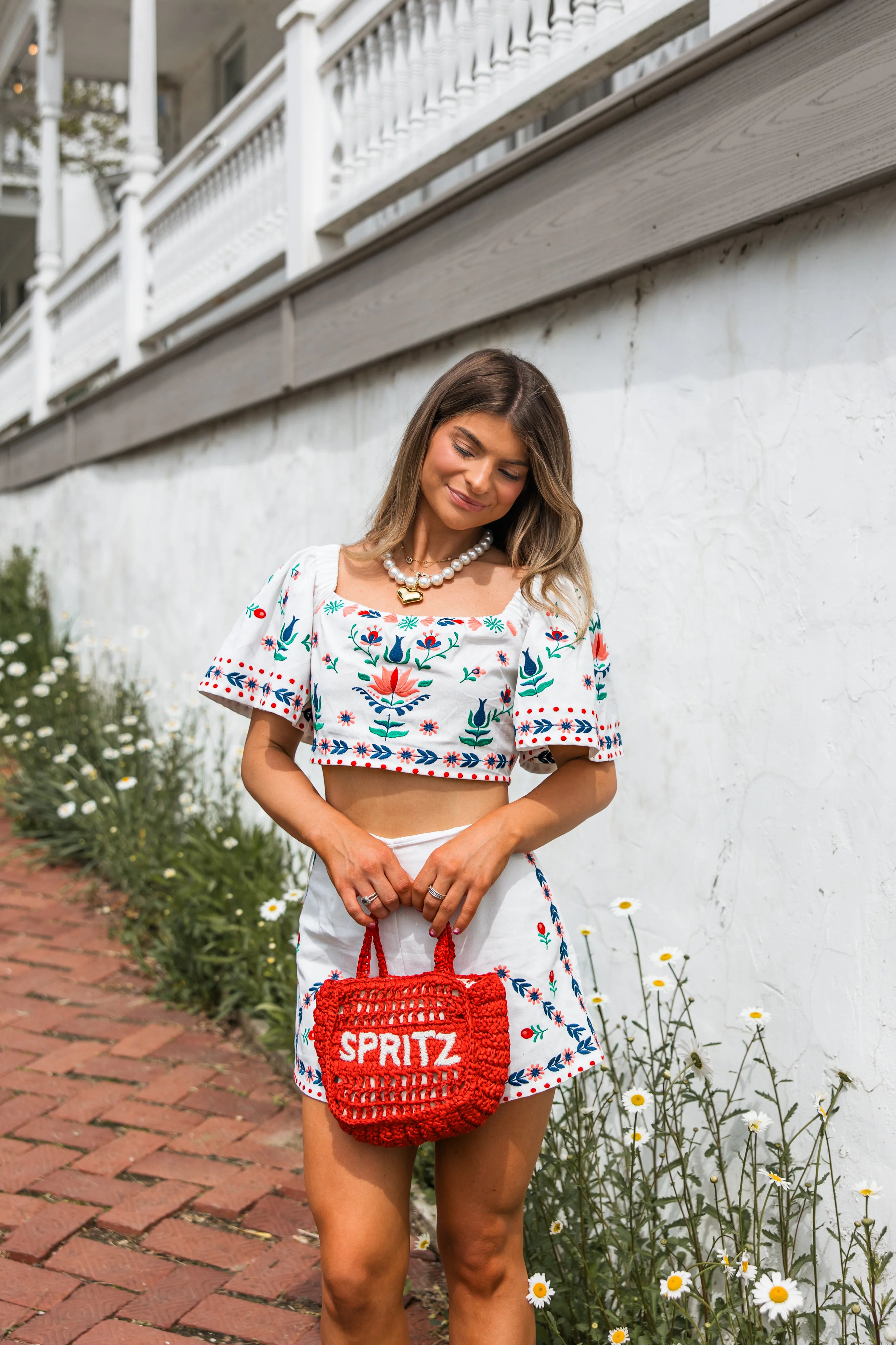 Ember Embroidered Set