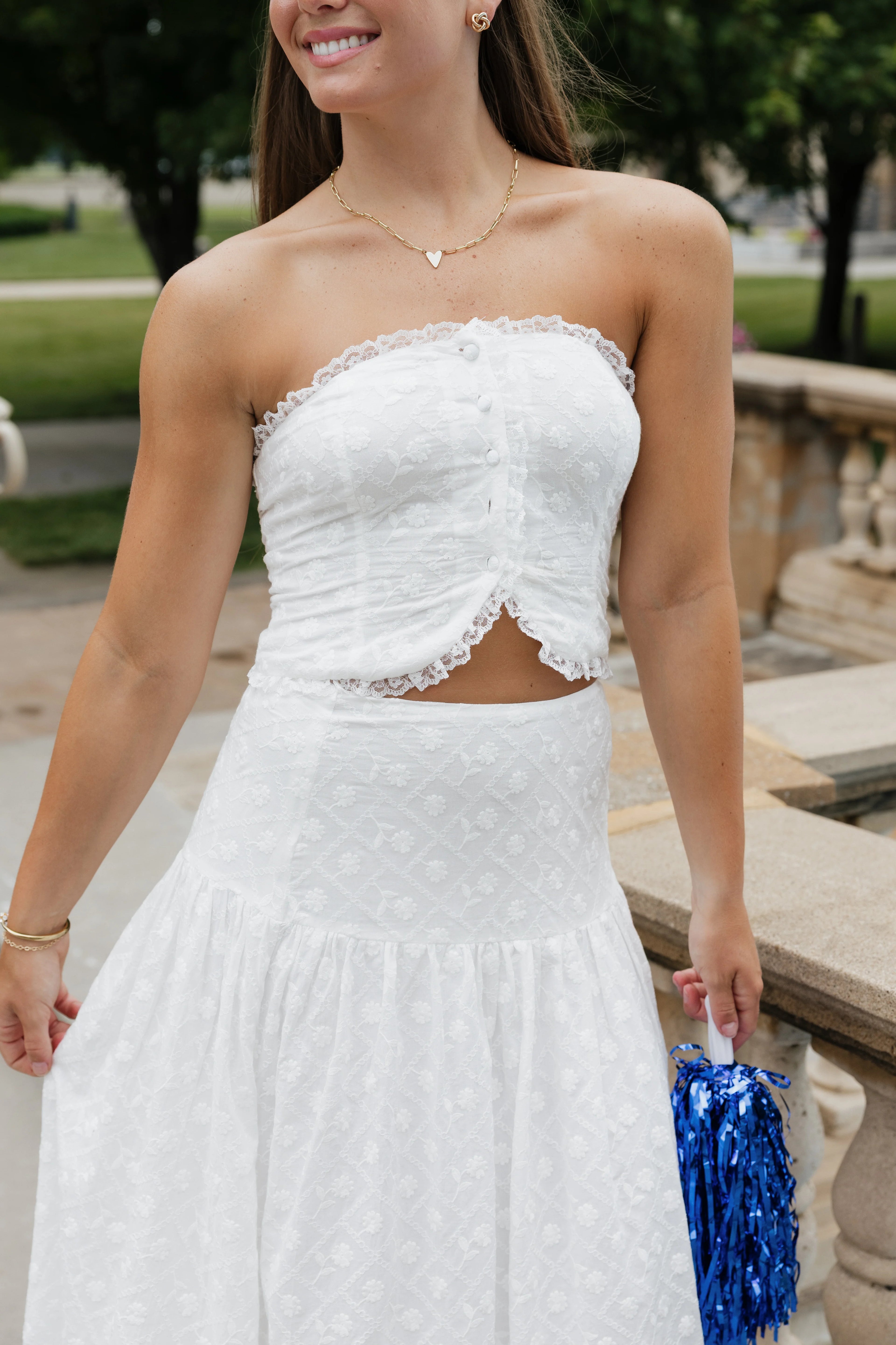 Winnie Lace Set - White