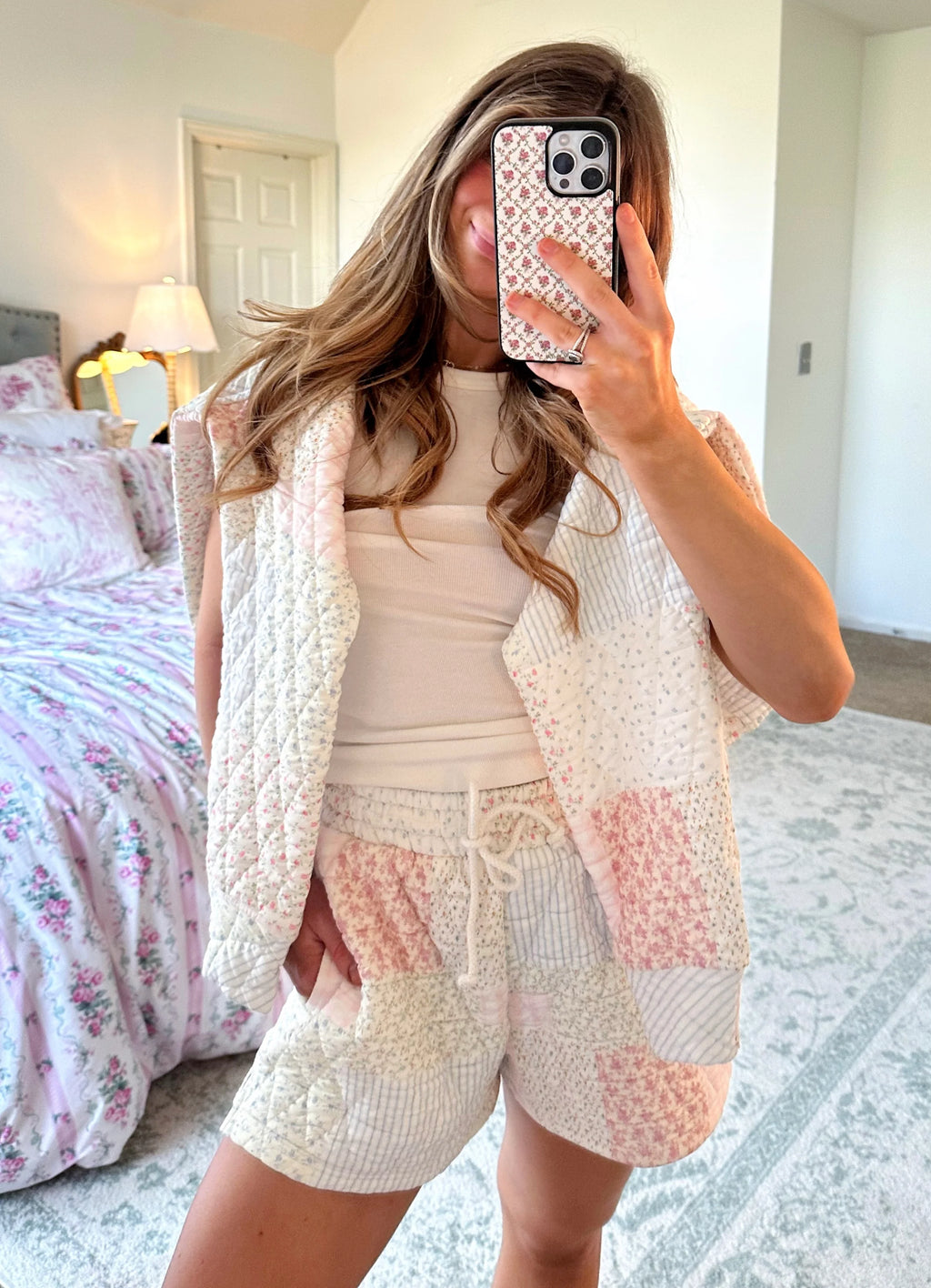 11.14 PREORDER Quilted Pastel Mockneck Sweatshirt