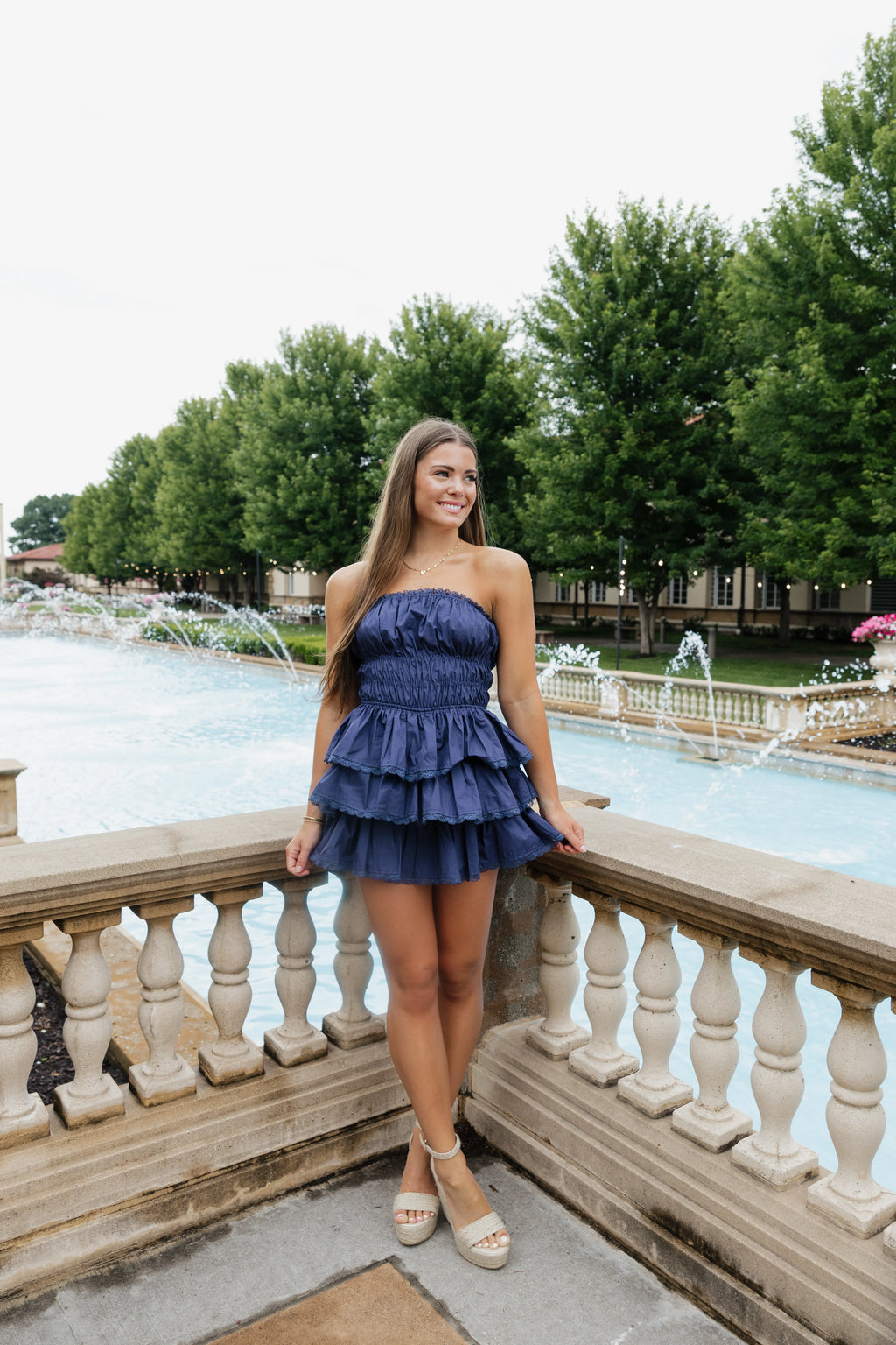 Reece Mini Dress - Navy