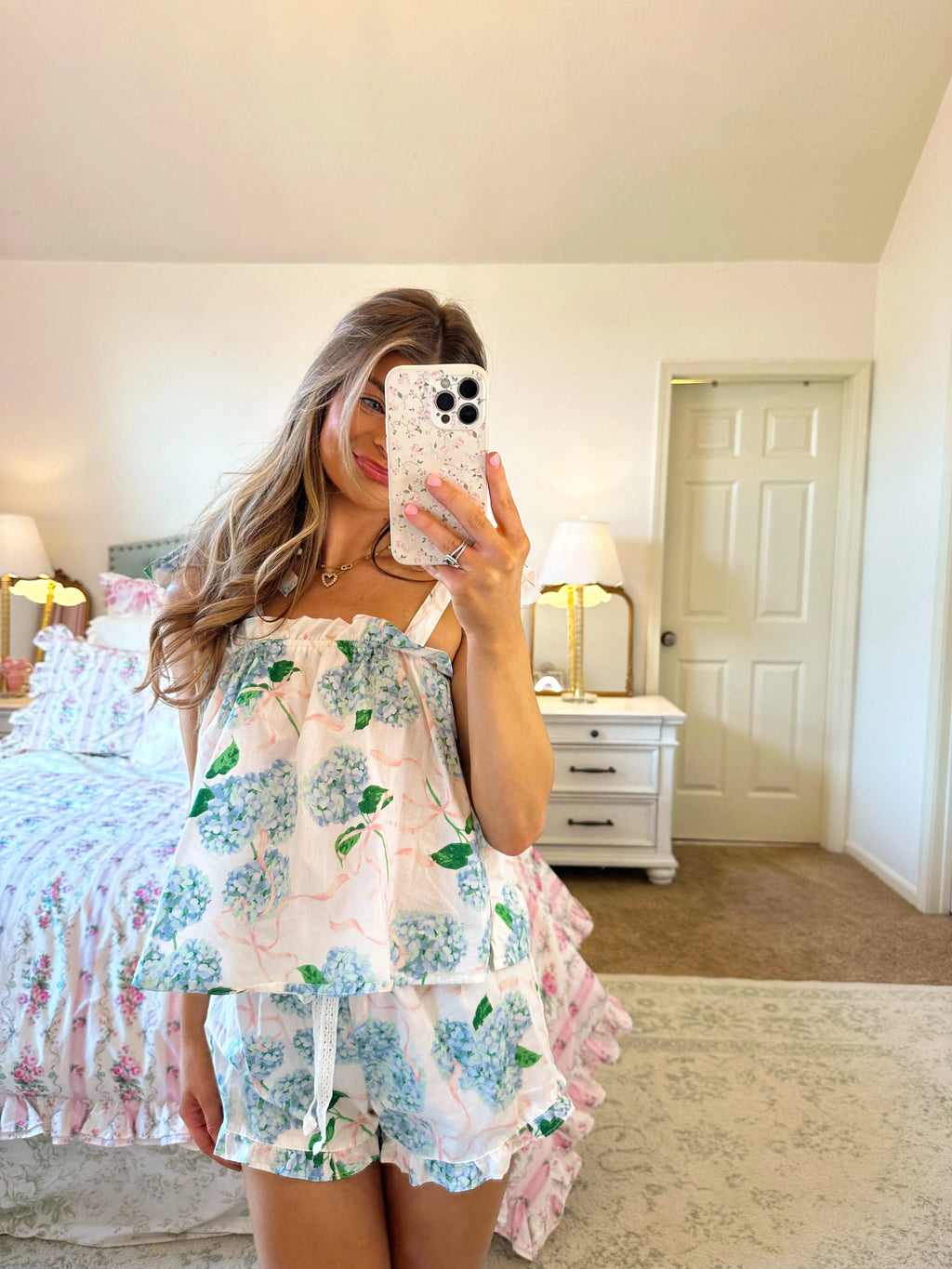 Vintage Hydrangea PJ Set