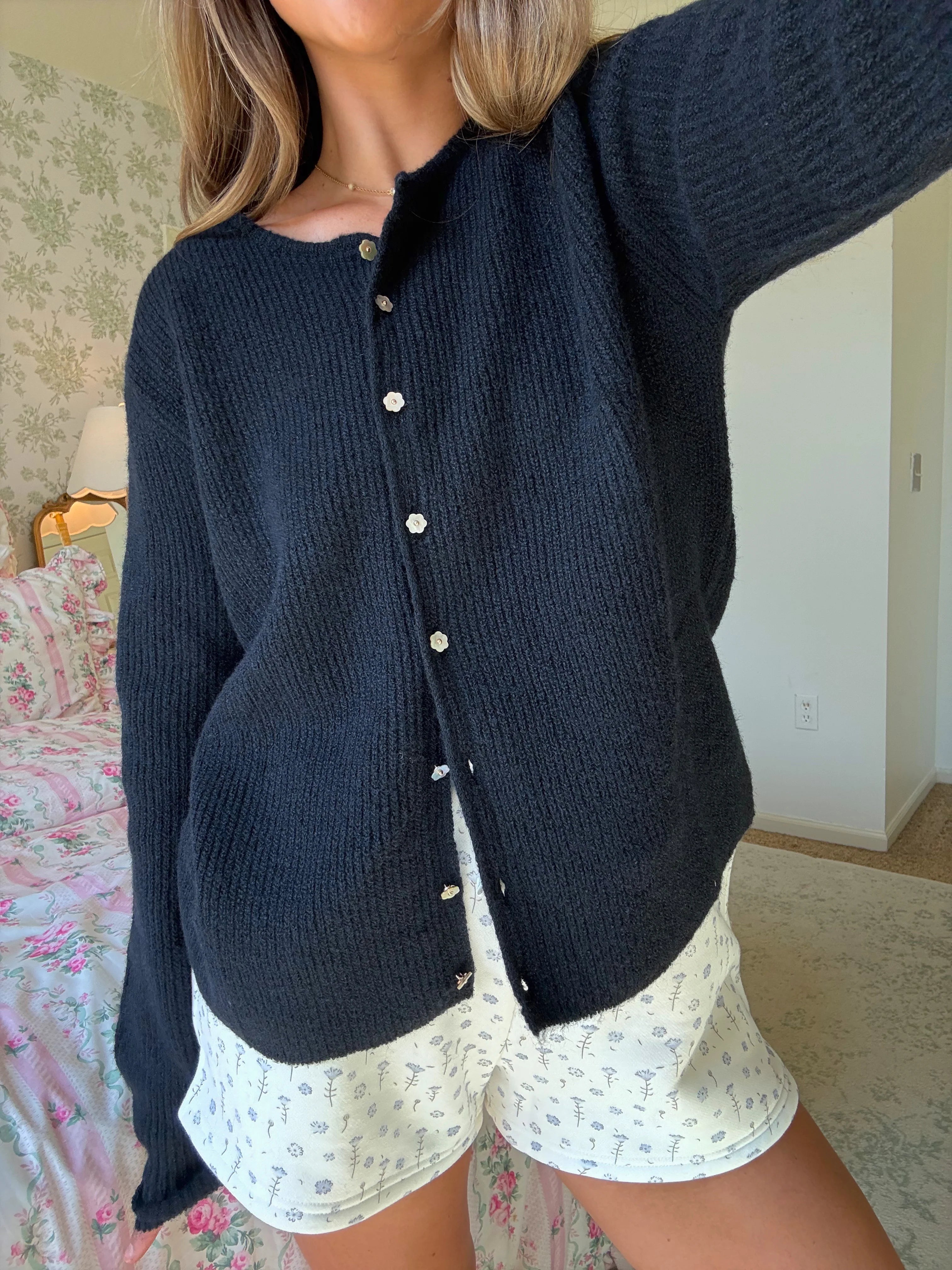 Piper Cardigan - Navy
