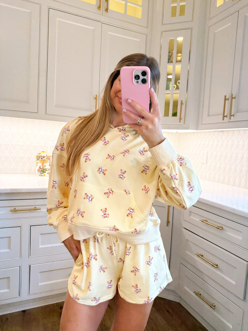 Tabby Teddy Bear Print Set