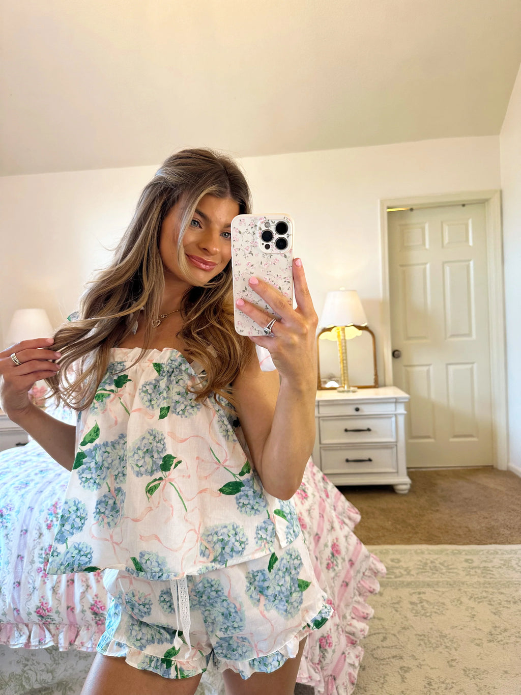 Vintage Hydrangea PJ Set