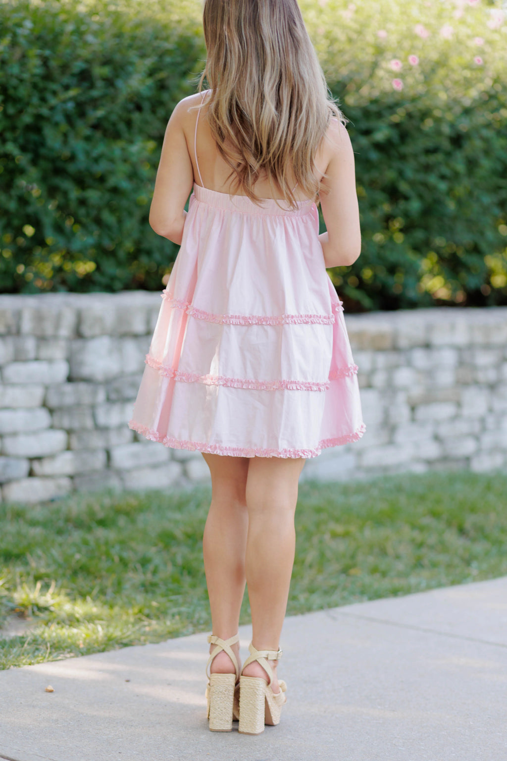 Bessie Mini Dress - Light Pink