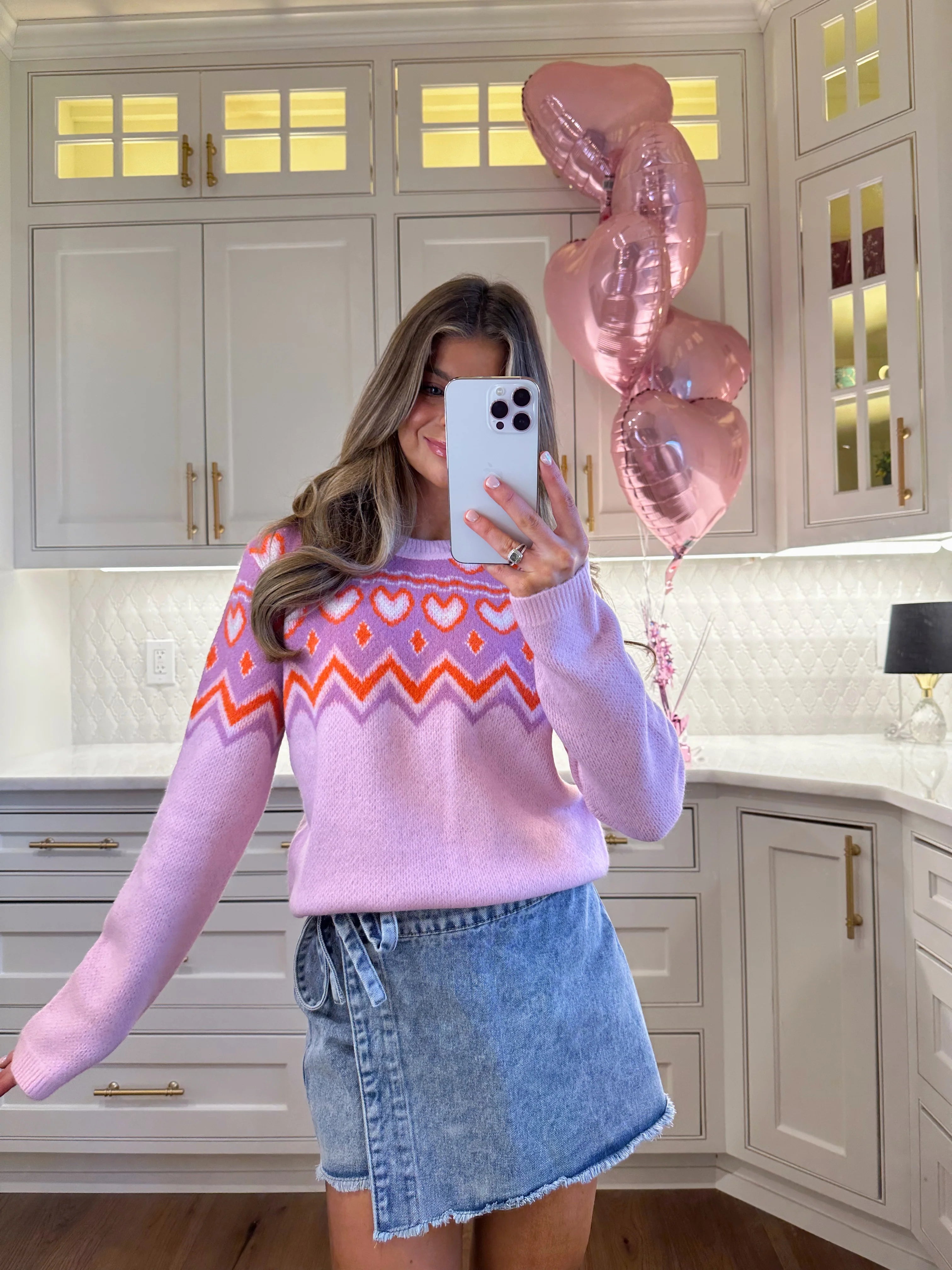 Cosette Fairisle Crew Neck Sweater