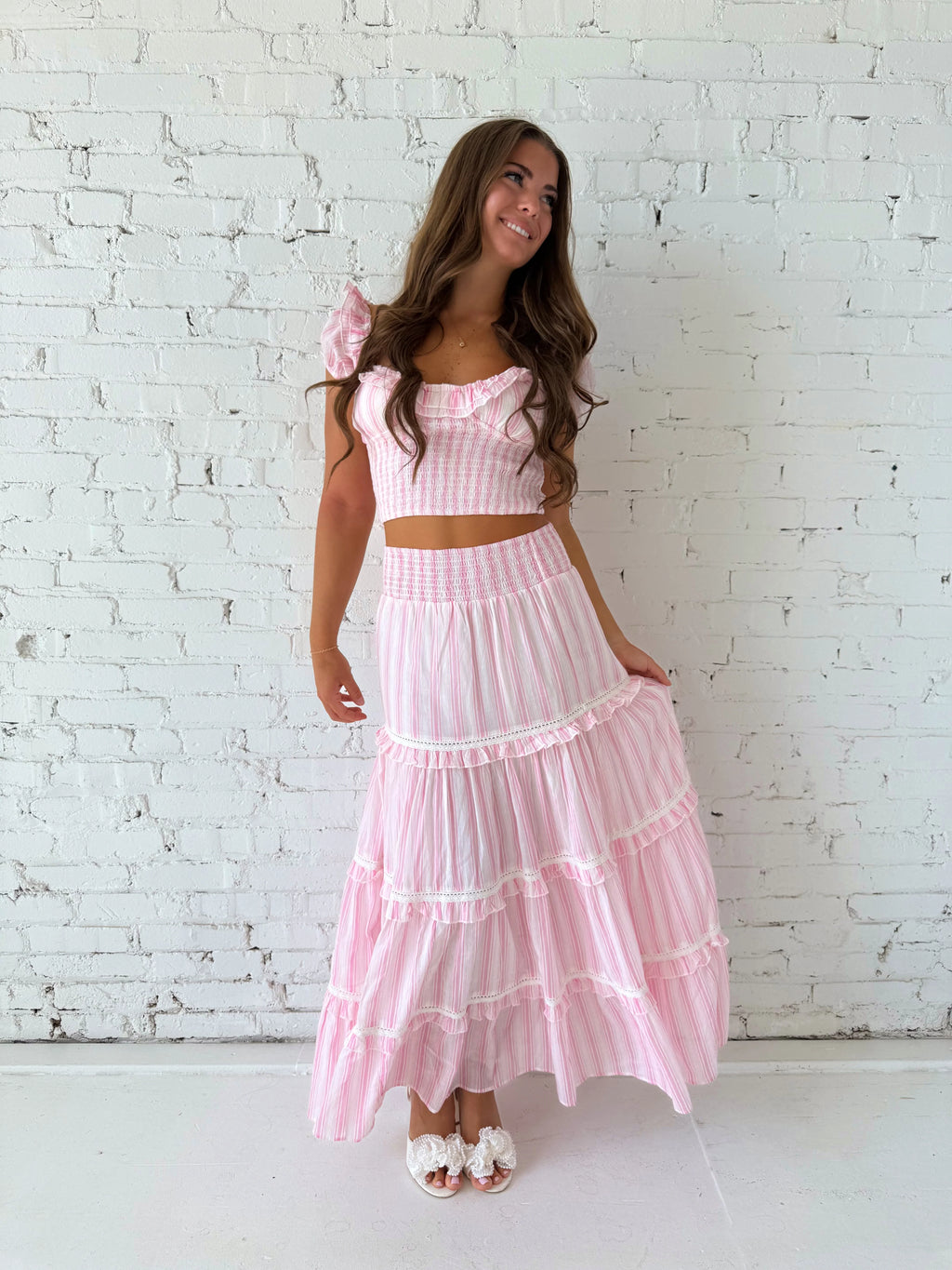 Adeline Set - Candy Stripe