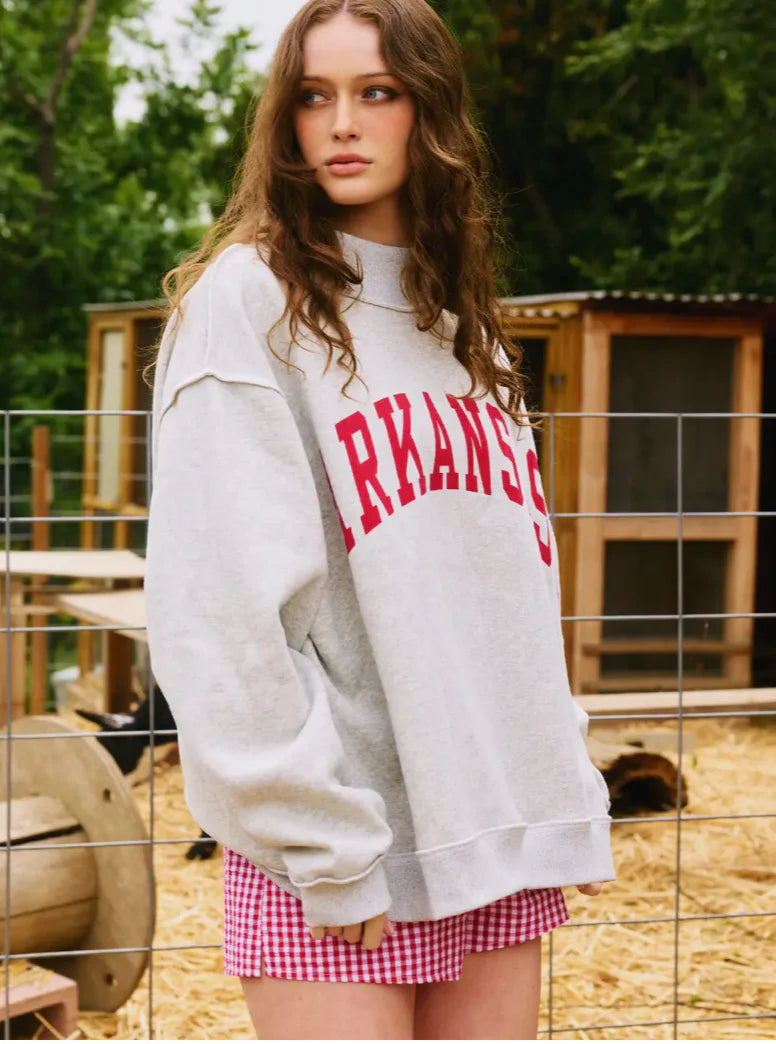 Arkansas REVERSIBLE Mockneck - PREORDER (SHIPS OCT 5TH)