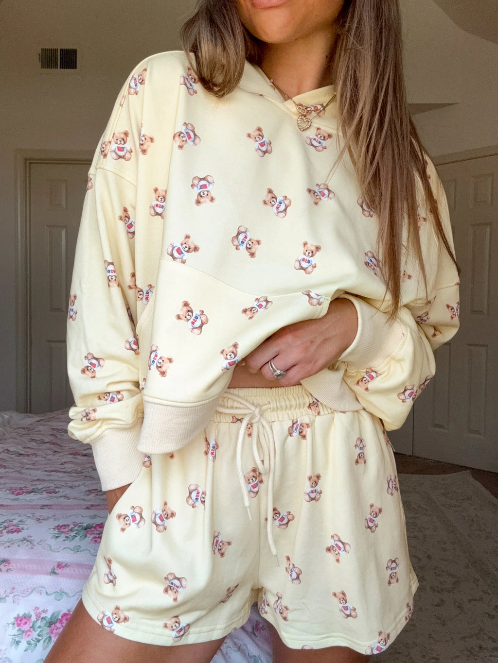 Tabby Teddy Bear Print Set