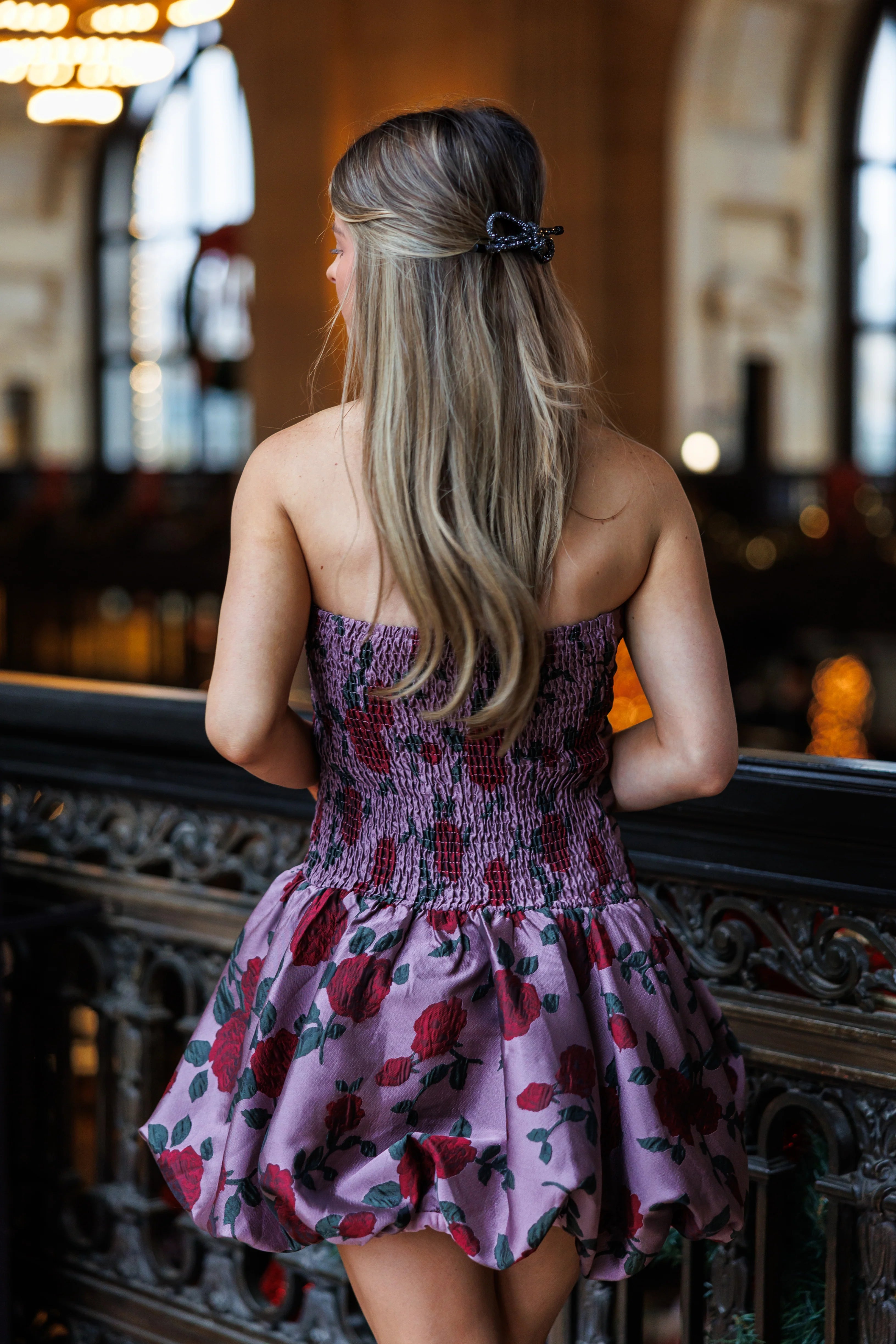 Christmas Waltz Bubble Mini Dress