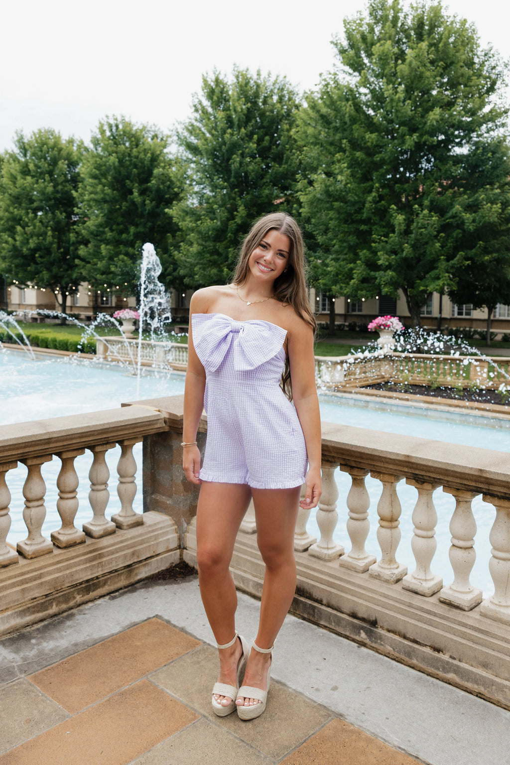 Daisy May Romper - Lavender