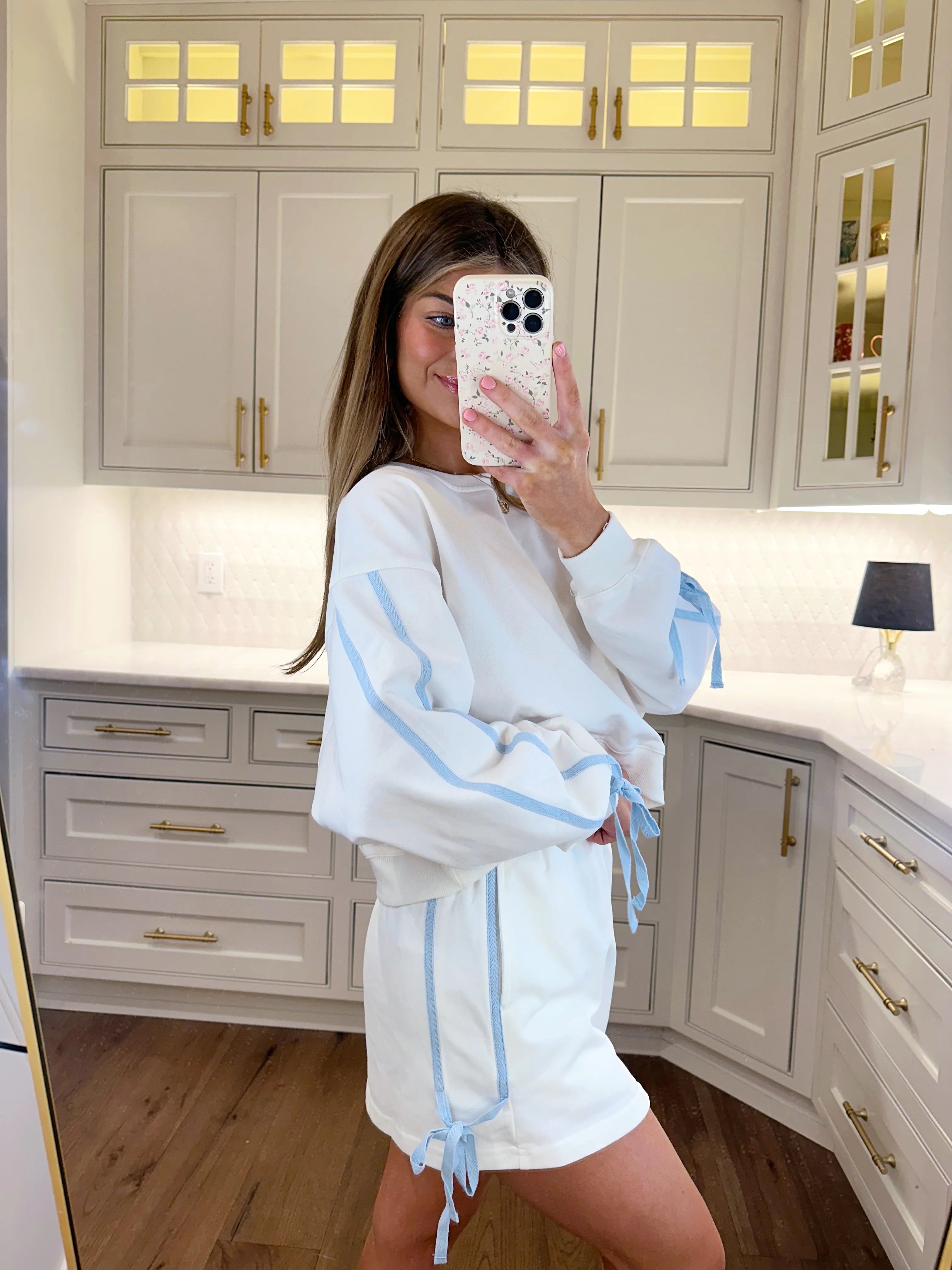 SKORT ONLY Sporty Girl Skort - White / Light Blue