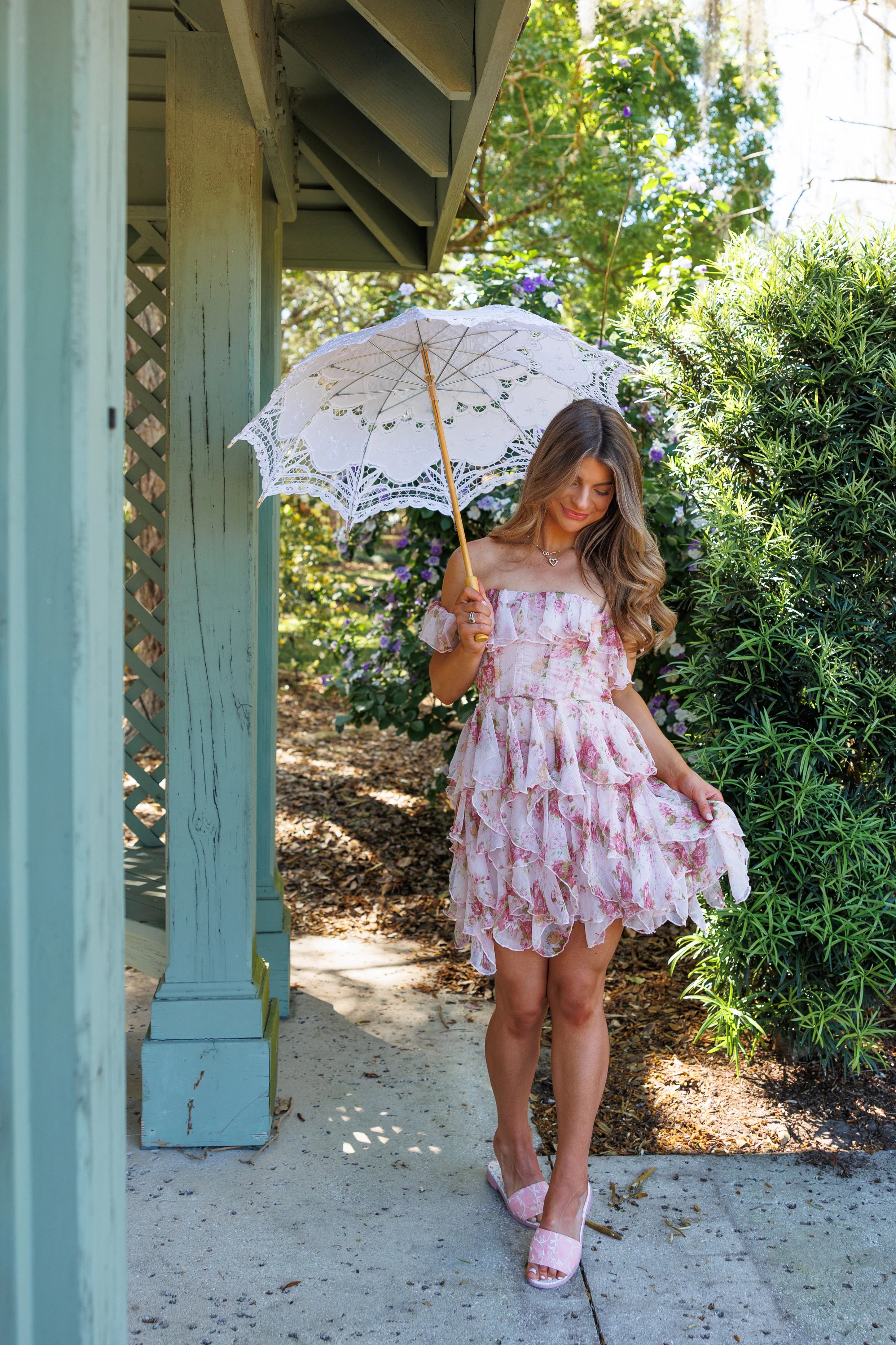 Hillside Floral Mini Dress