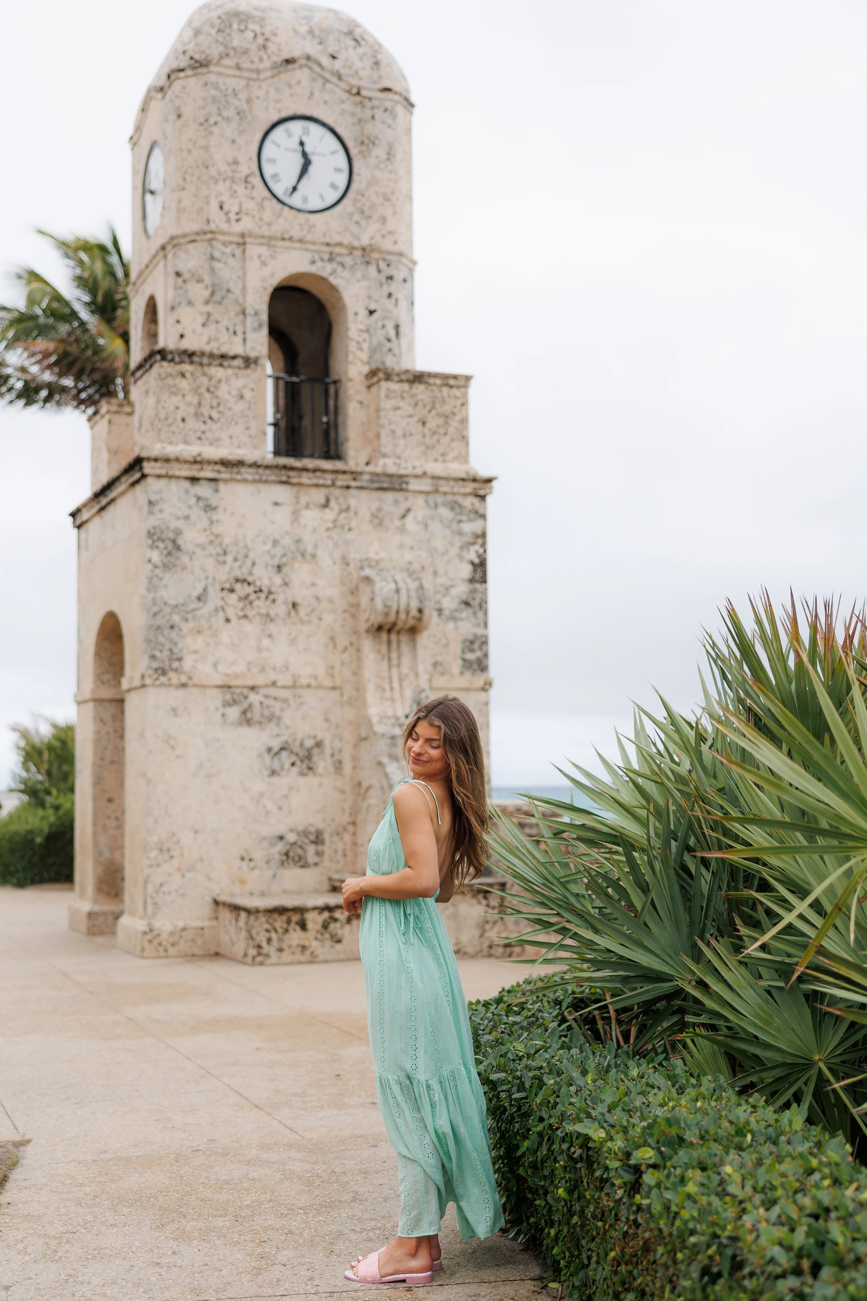 Melodi's Mint Tea Eyelet Maxi Dress - Mint