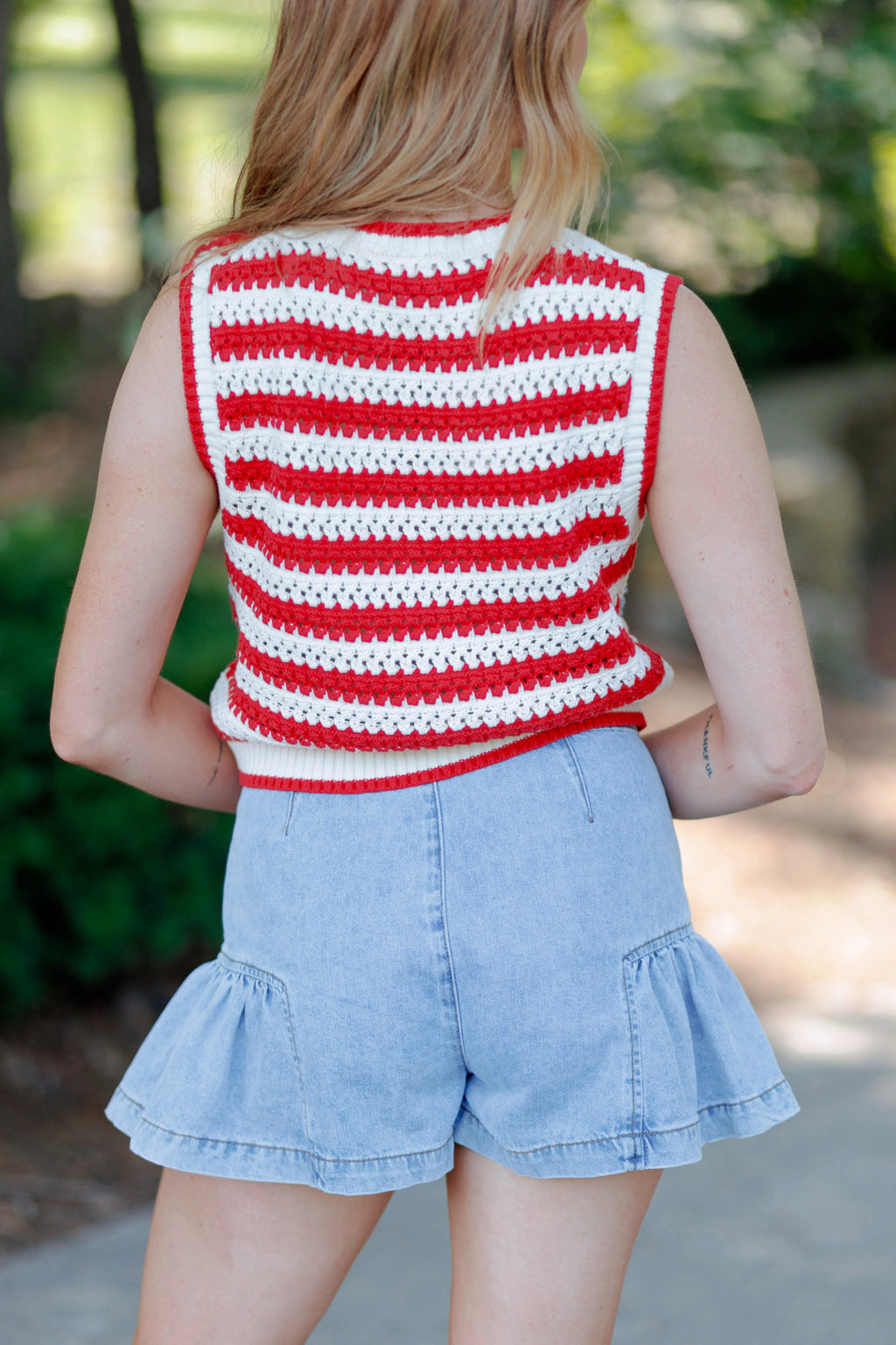 Archie Striped Sweater Vest