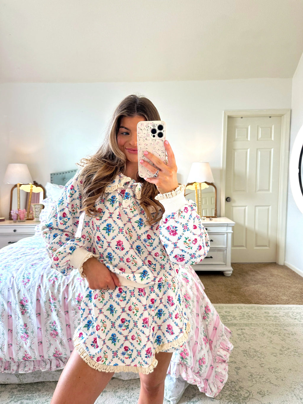 Goldie Vintage Floral Lounge Set