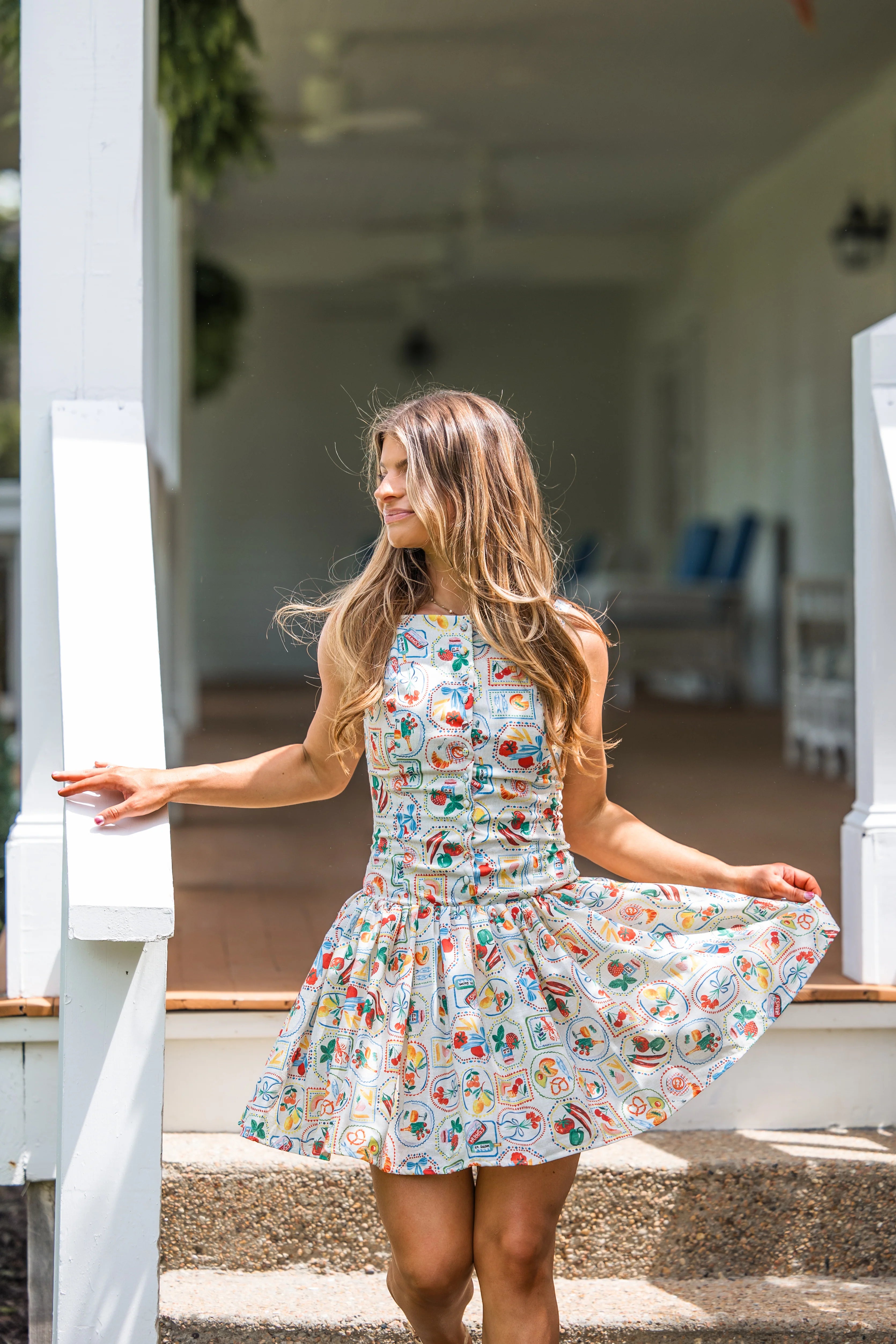 Sicily Stroll Mini Dress